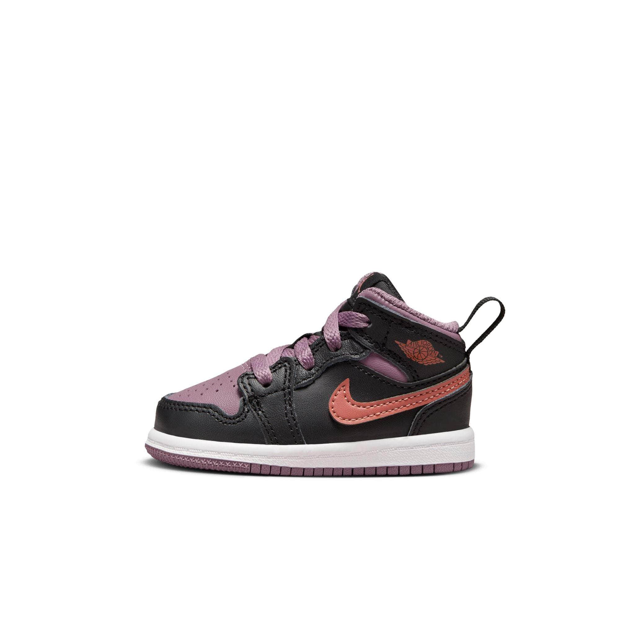 Pink and black outlet jordans toddler