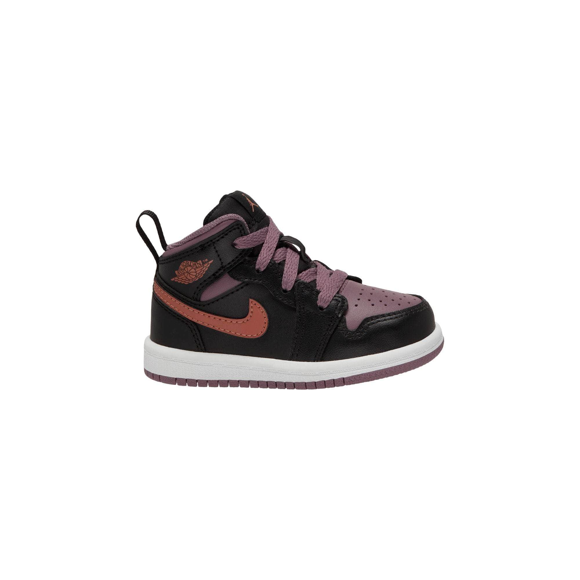 Air Jordan FOOTWEAR Air Jordan 1 Mid SE 'Black Sky J Mauve' - Toddler's