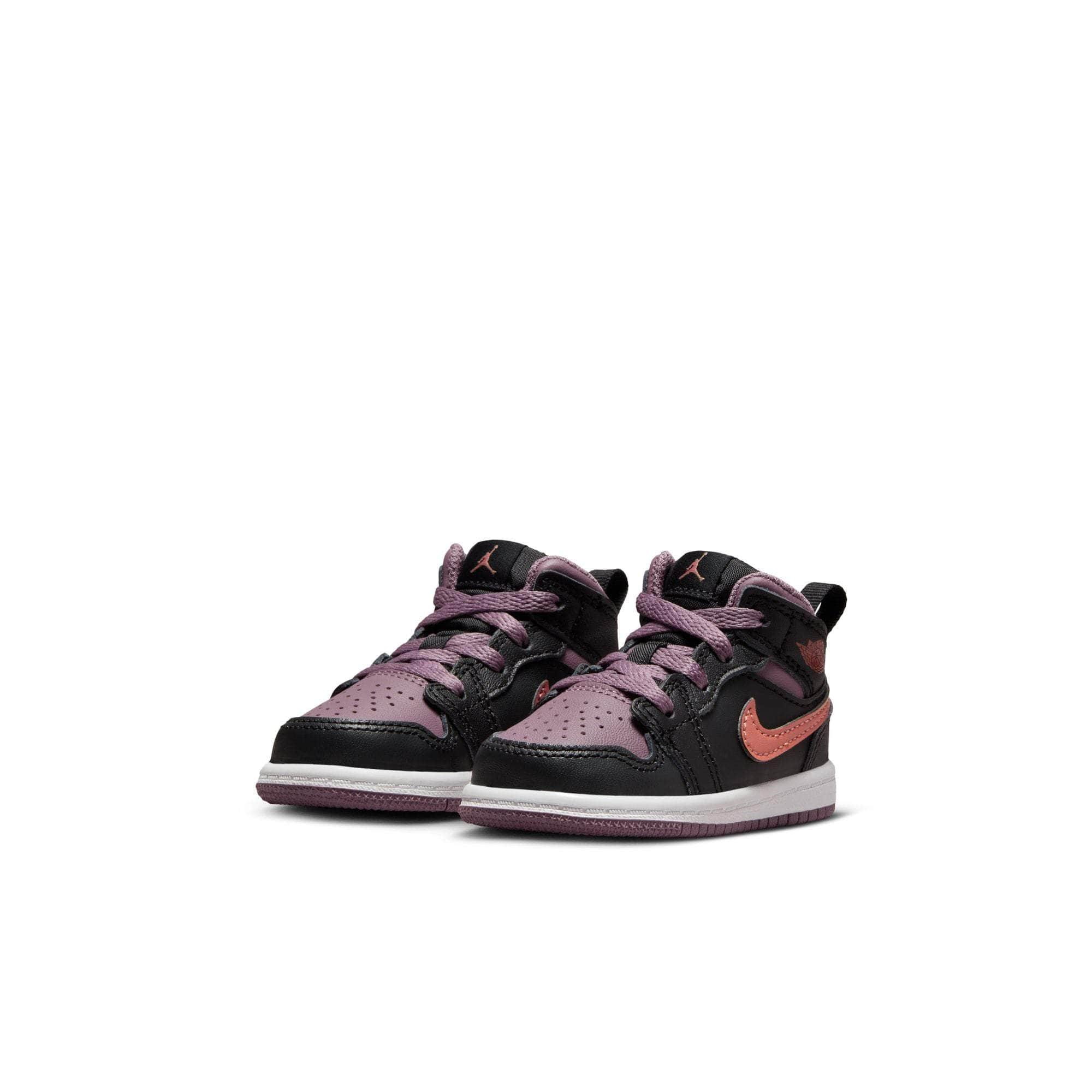 Air Jordan FOOTWEAR Air Jordan 1 Mid SE 'Black Sky J Mauve' - Toddler's