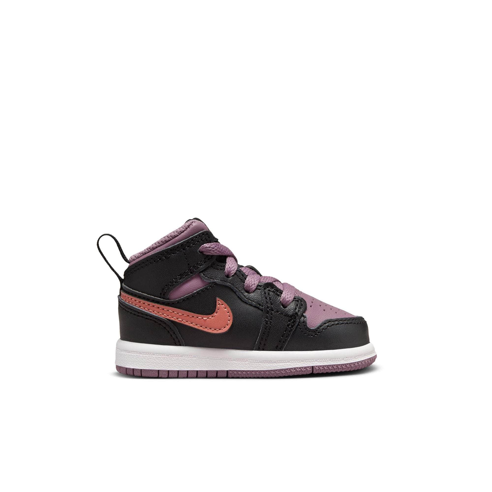 Air Jordan FOOTWEAR Air Jordan 1 Mid SE 'Black Sky J Mauve' - Toddler's