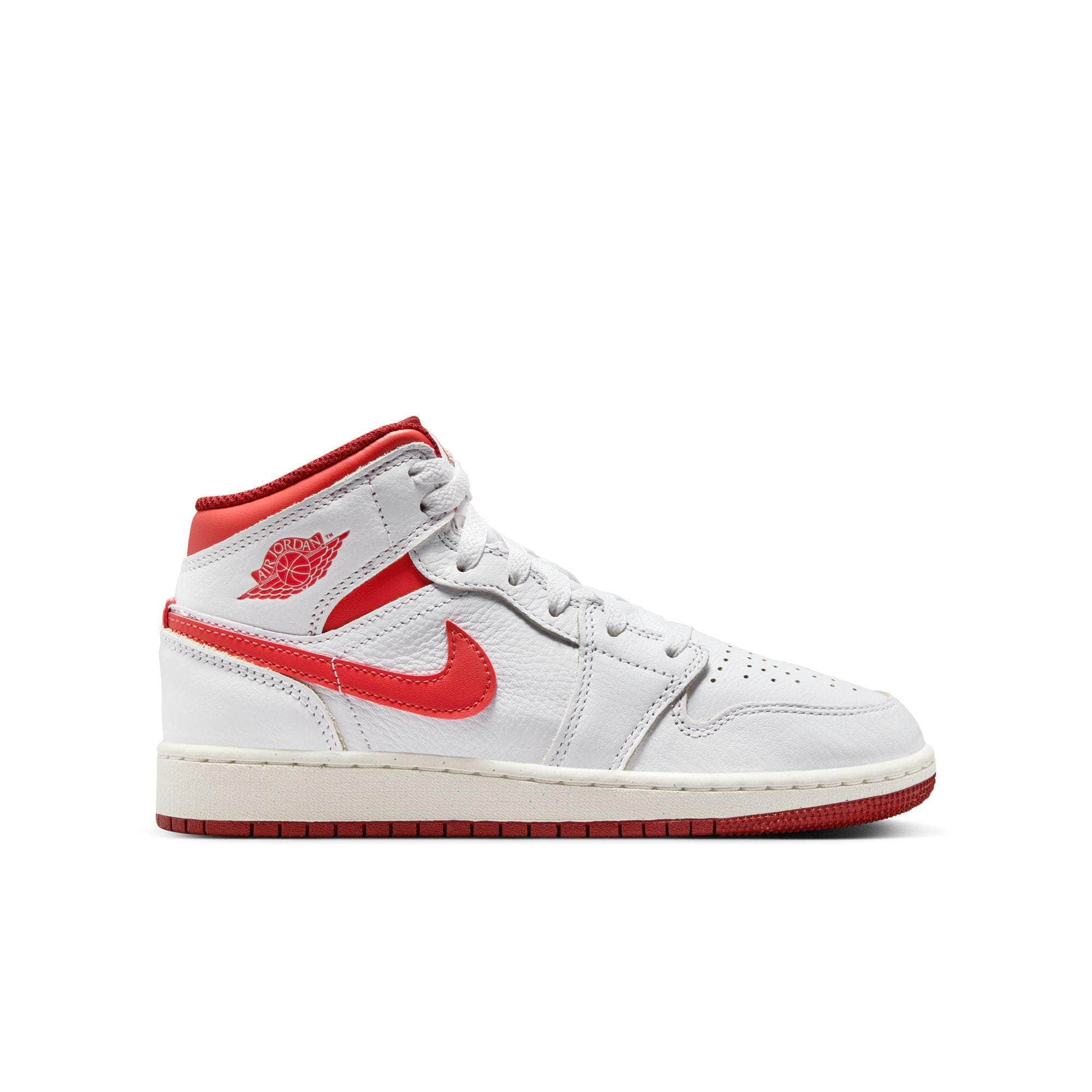 Air Jordan FOOTWEAR Air Jordan 1 Mid SE “Lobster Dune Red” - Boy's GS