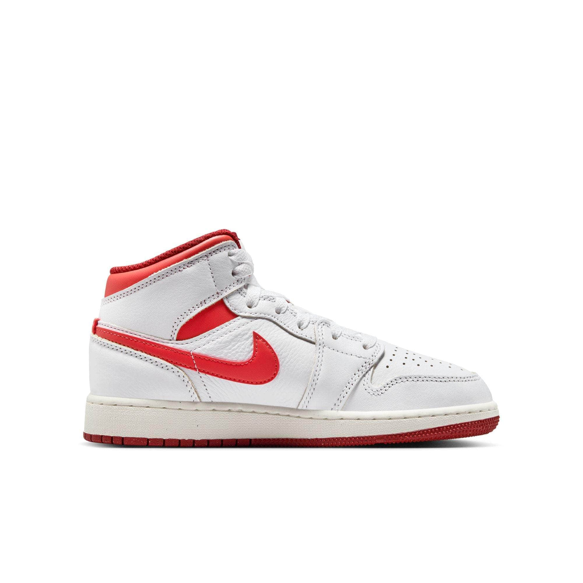 Air Jordan FOOTWEAR Air Jordan 1 Mid SE “Lobster Dune Red” - Boy's GS