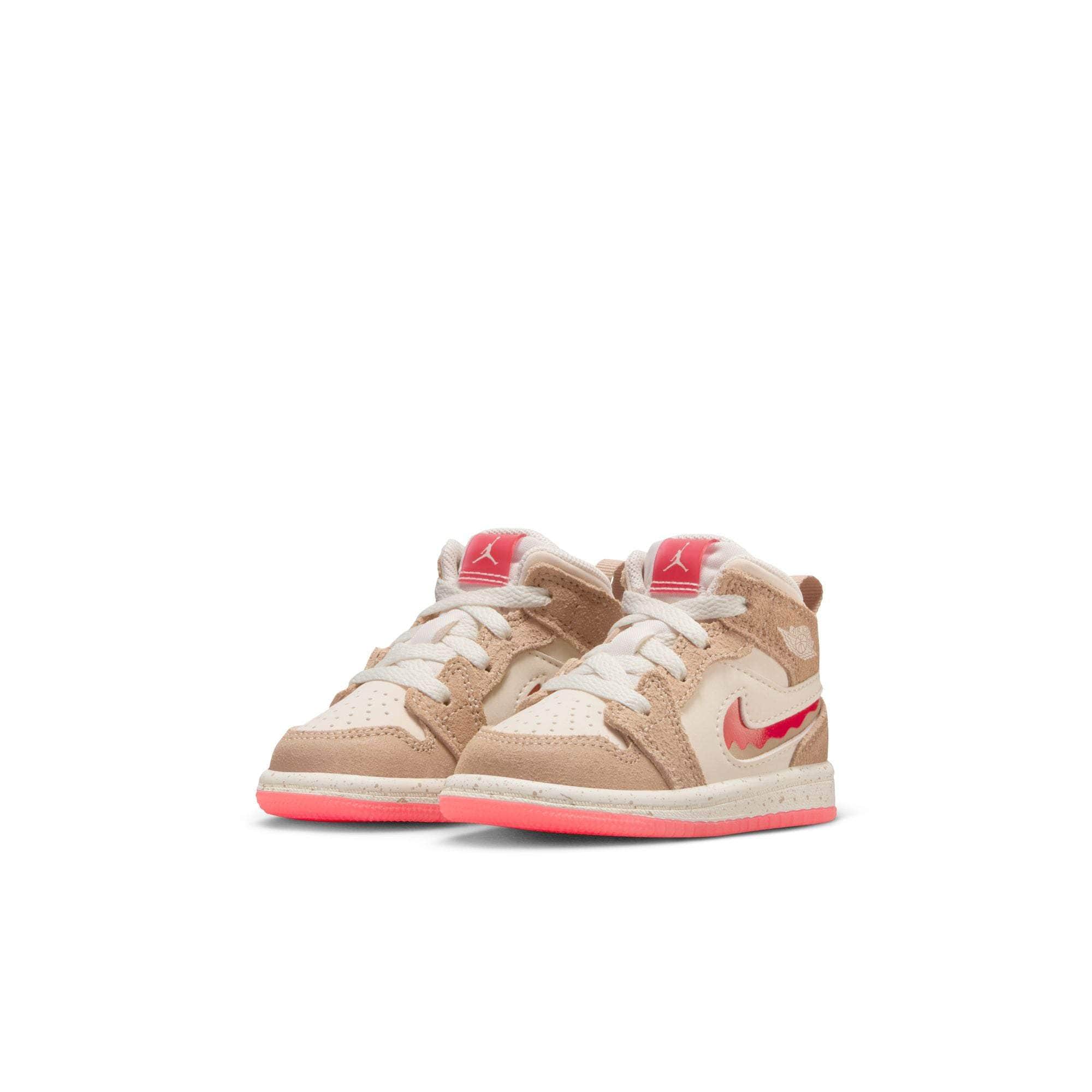 Air Jordan FOOTWEAR Air Jordan 1 Mid SE "Peanut Butter & Jelly" - Toddler