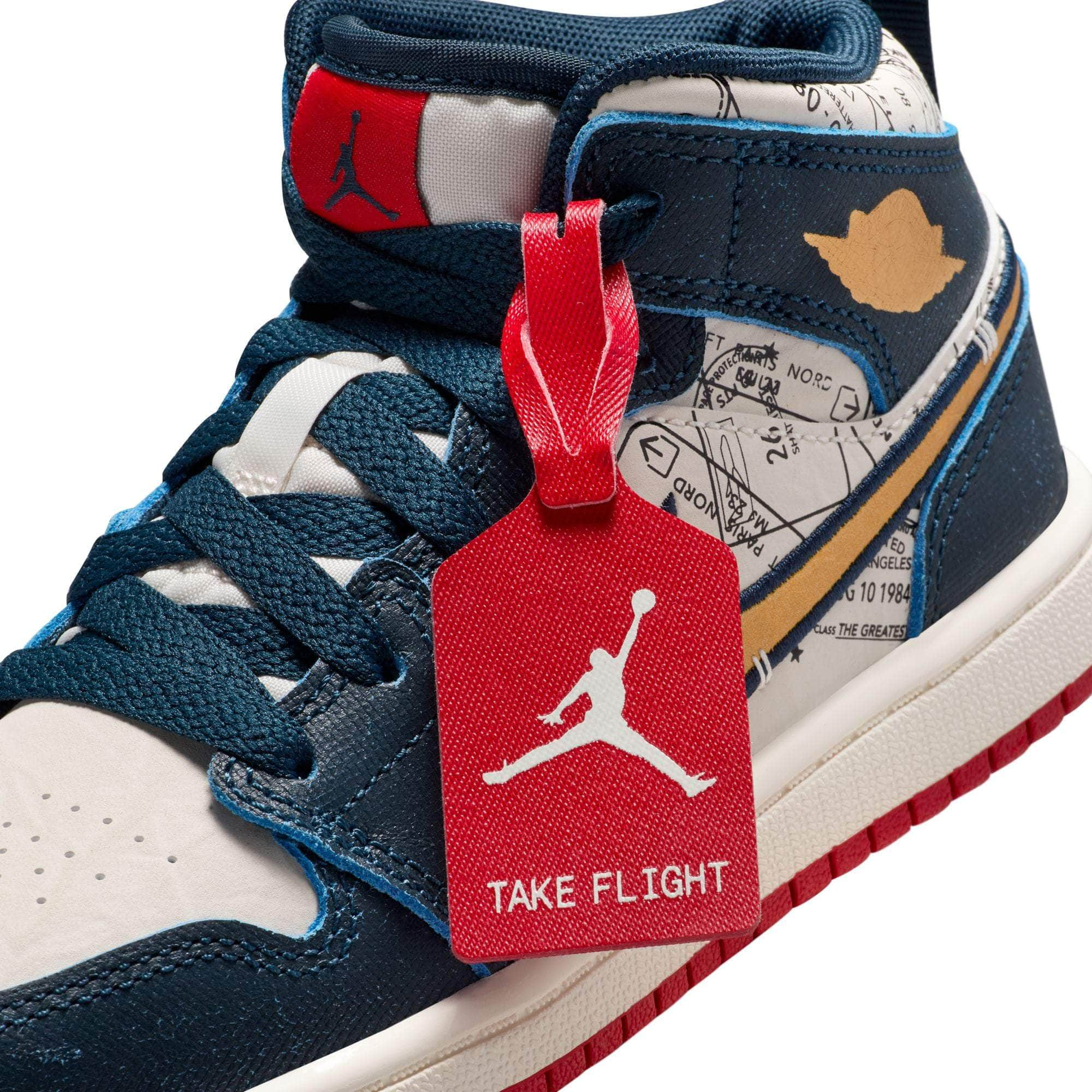 Air Jordan FOOTWEAR Air Jordan 1 Mid SE "Take Flight" - Kid's PS