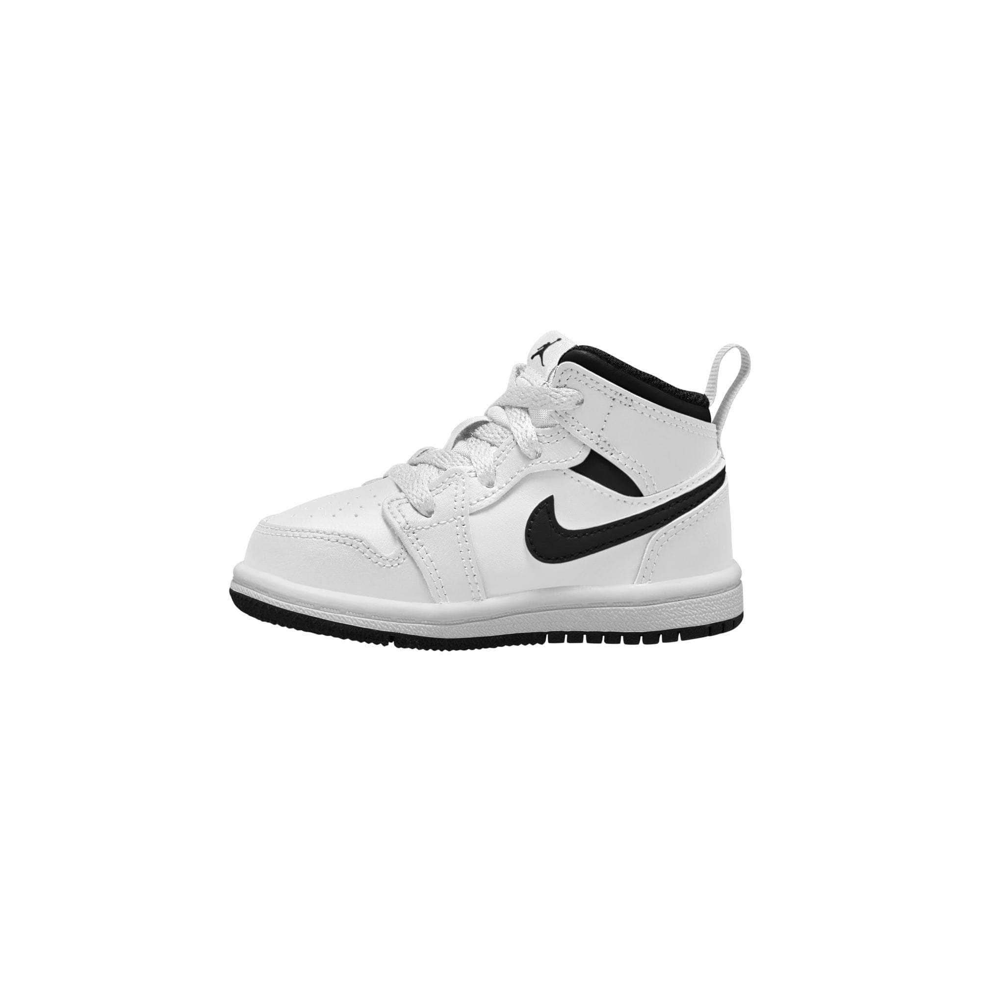 Air Jordan FOOTWEAR Air Jordan 1 Mid "White Black" - Toddler's