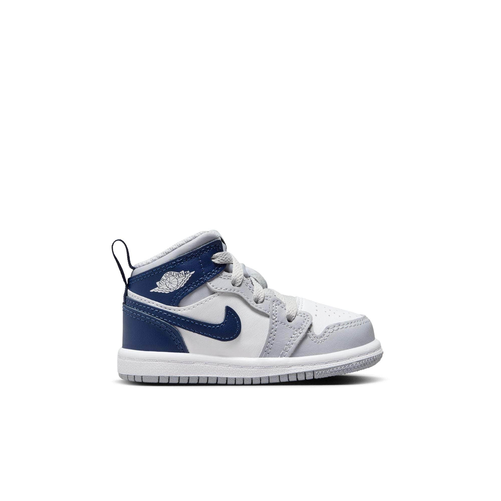 Air Jordan FOOTWEAR Air Jordan 1 Mid "Wolf Grey Midnight Navy" - Toddler's TD