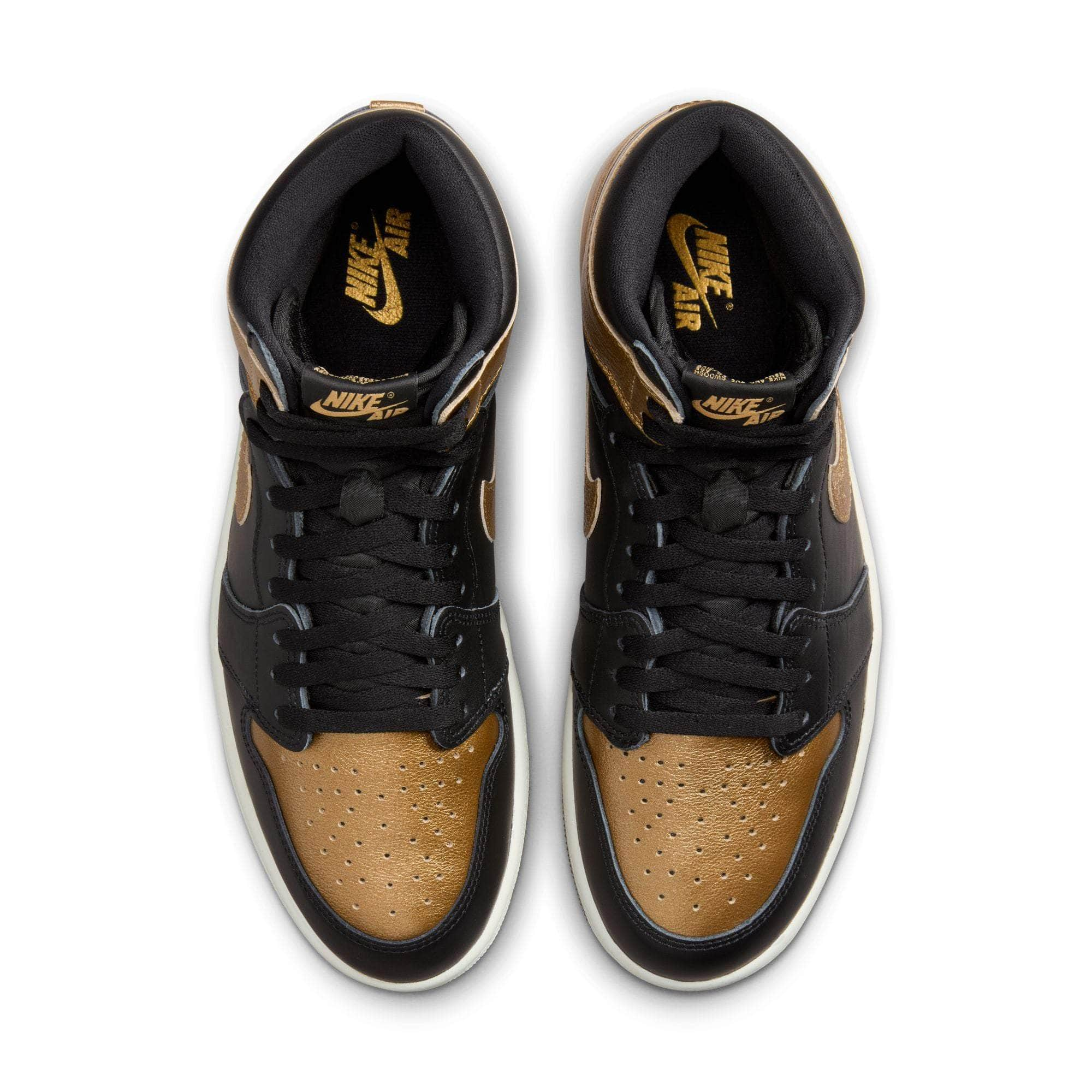 Air Jordan FOOTWEAR Air Jordan 1 Retro High OG "Black and Gold" - Men's