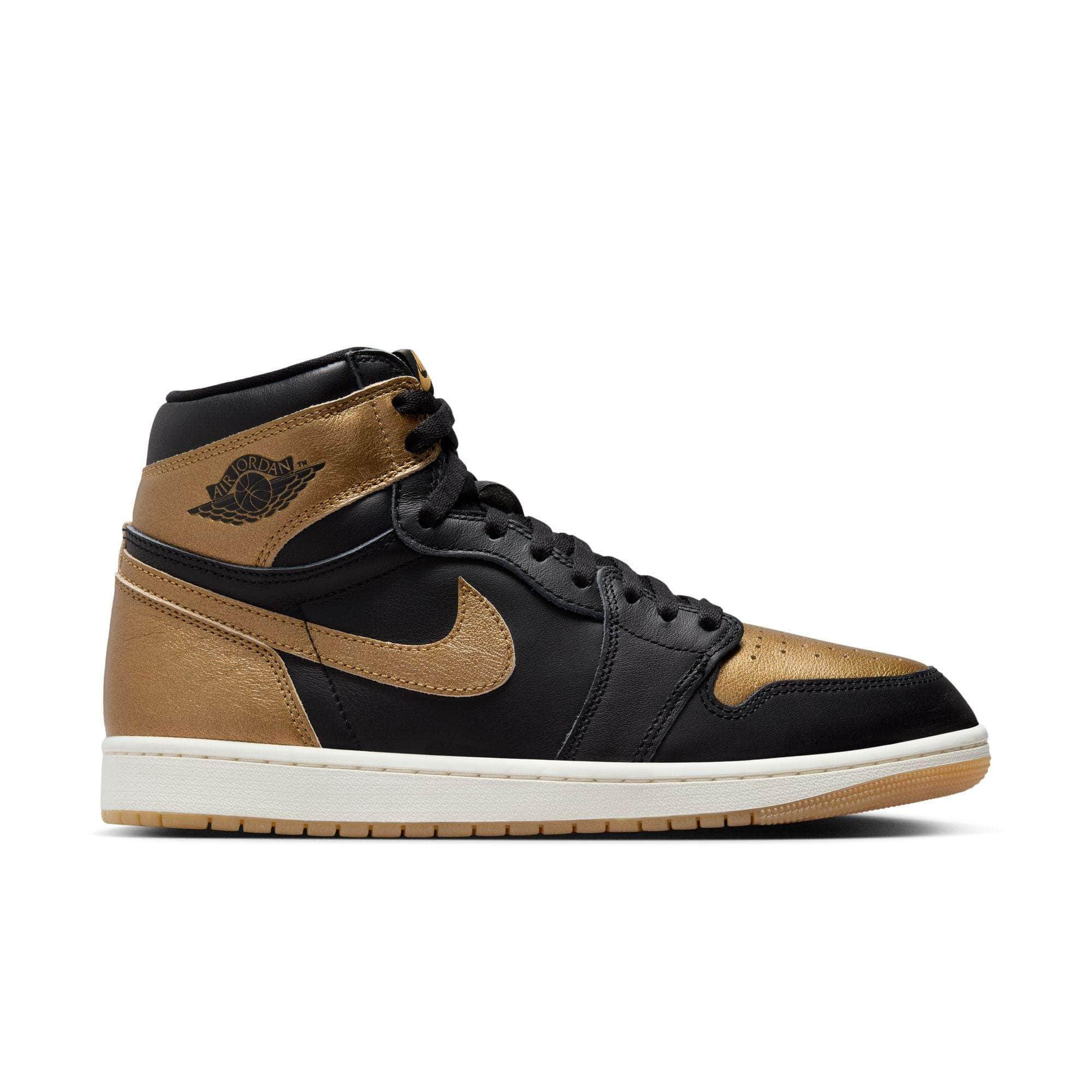 Air Jordan FOOTWEAR Air Jordan 1 Retro High OG "Black and Gold" - Men's