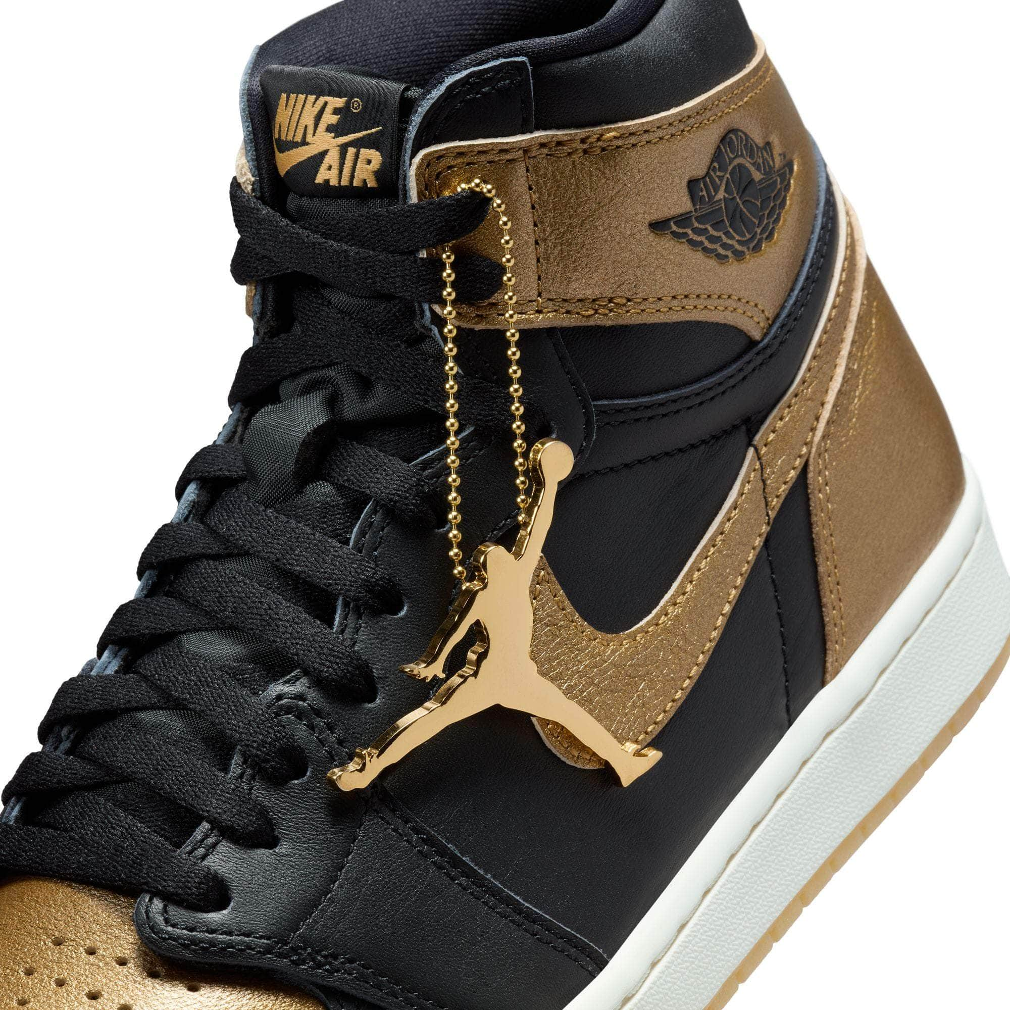 Air Jordan FOOTWEAR Air Jordan 1 Retro High OG "Black and Gold" - Men's