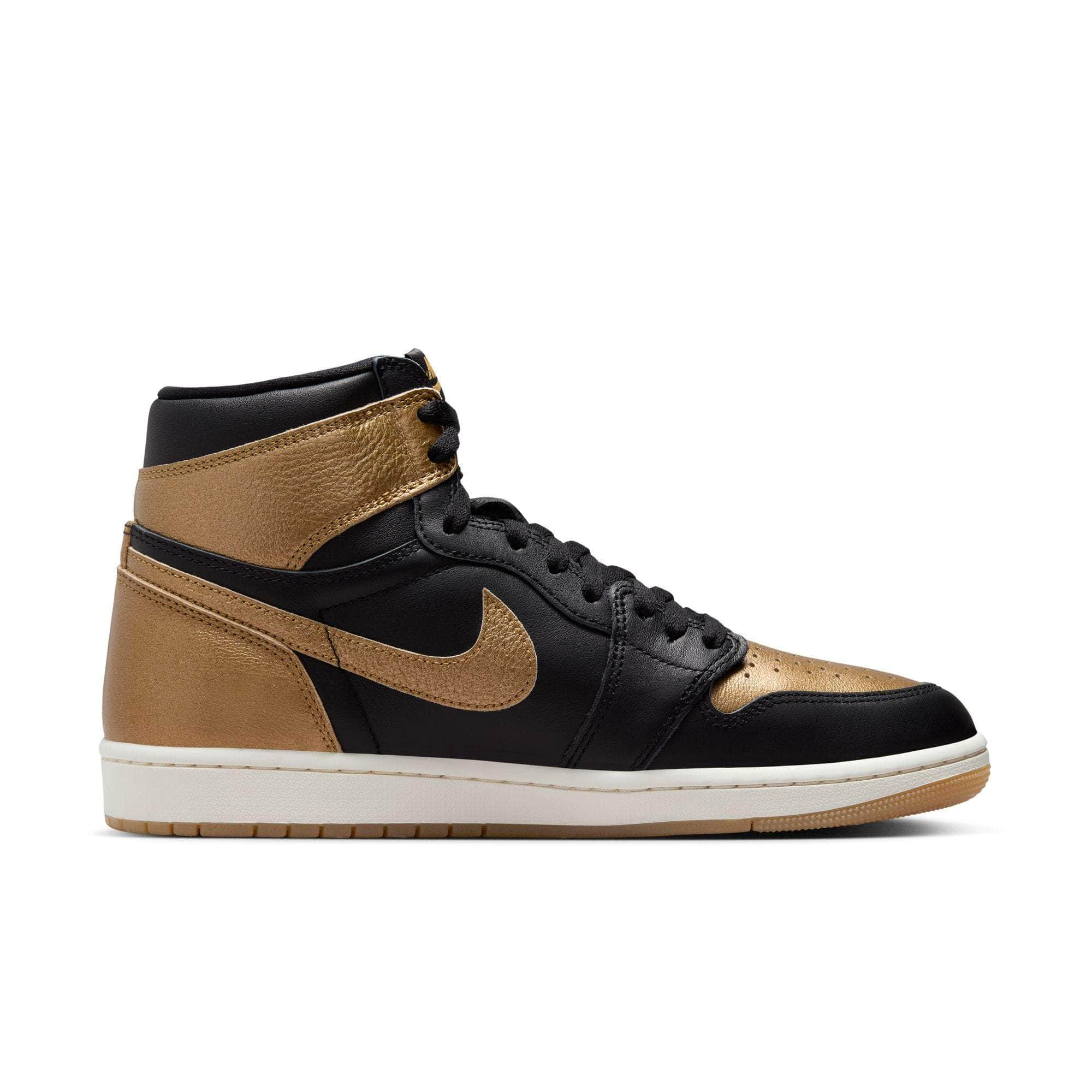 Air Jordan FOOTWEAR Air Jordan 1 Retro High OG "Black and Gold" - Men's