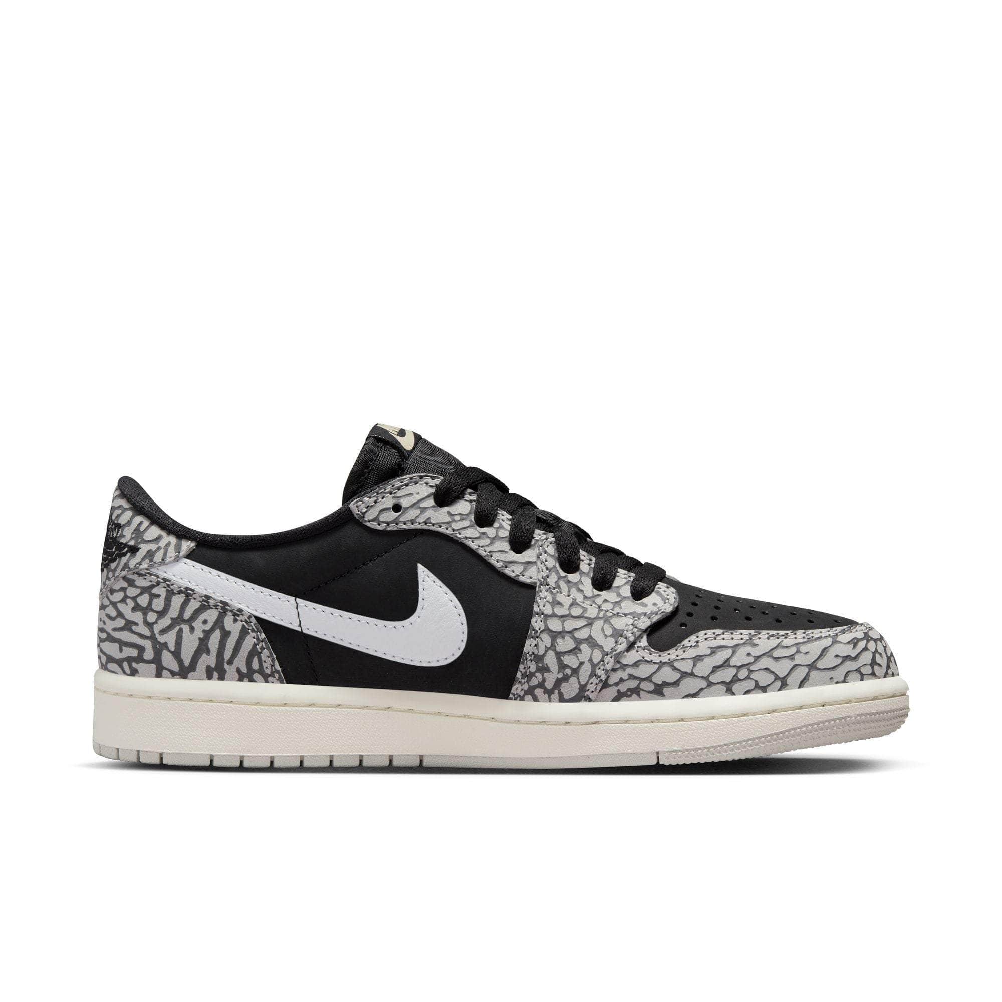 Air Jordan FOOTWEAR Air Jordan 1 Retro Low OG Black Cement - Men's