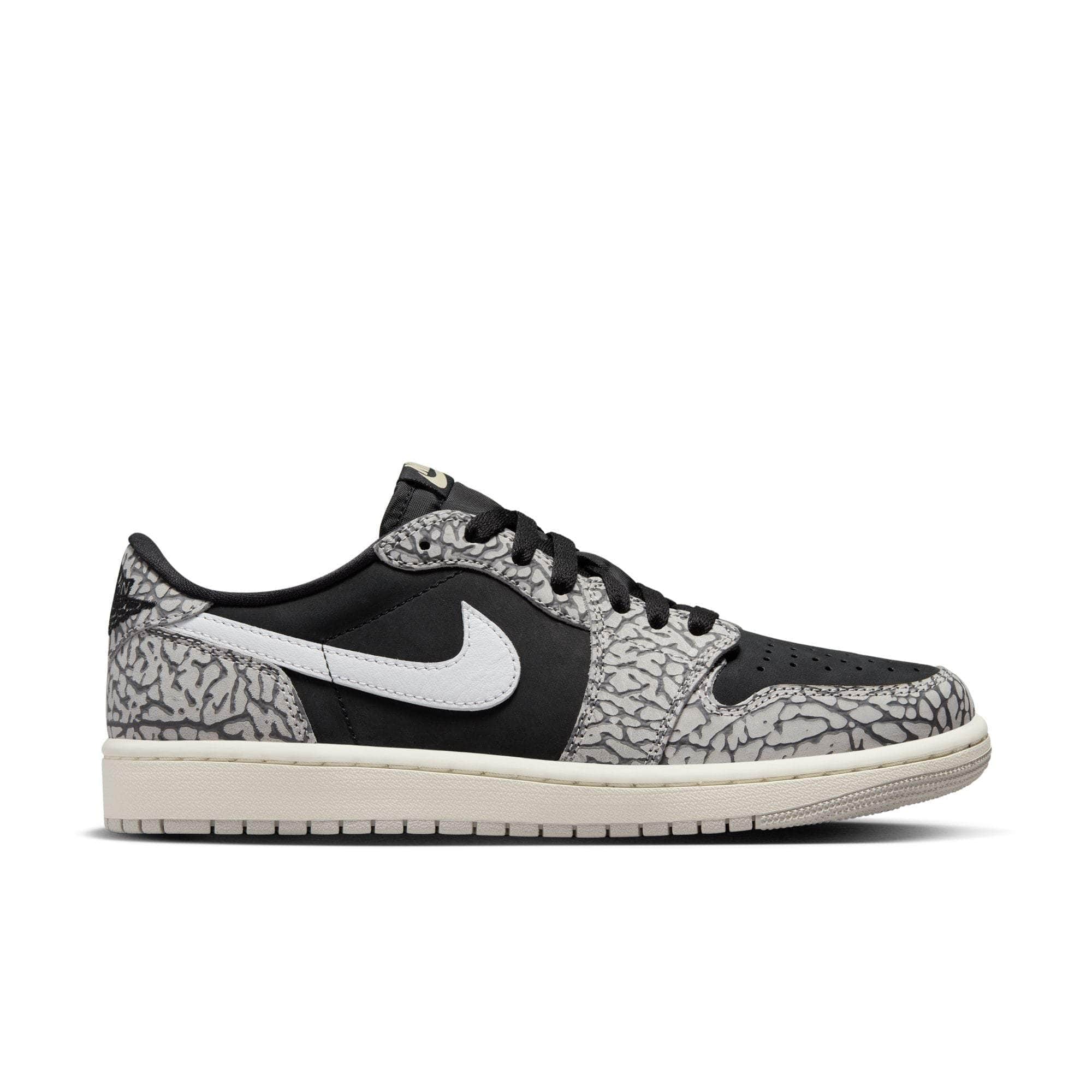 Air Jordan FOOTWEAR Air Jordan 1 Retro Low OG Black Cement - Men's