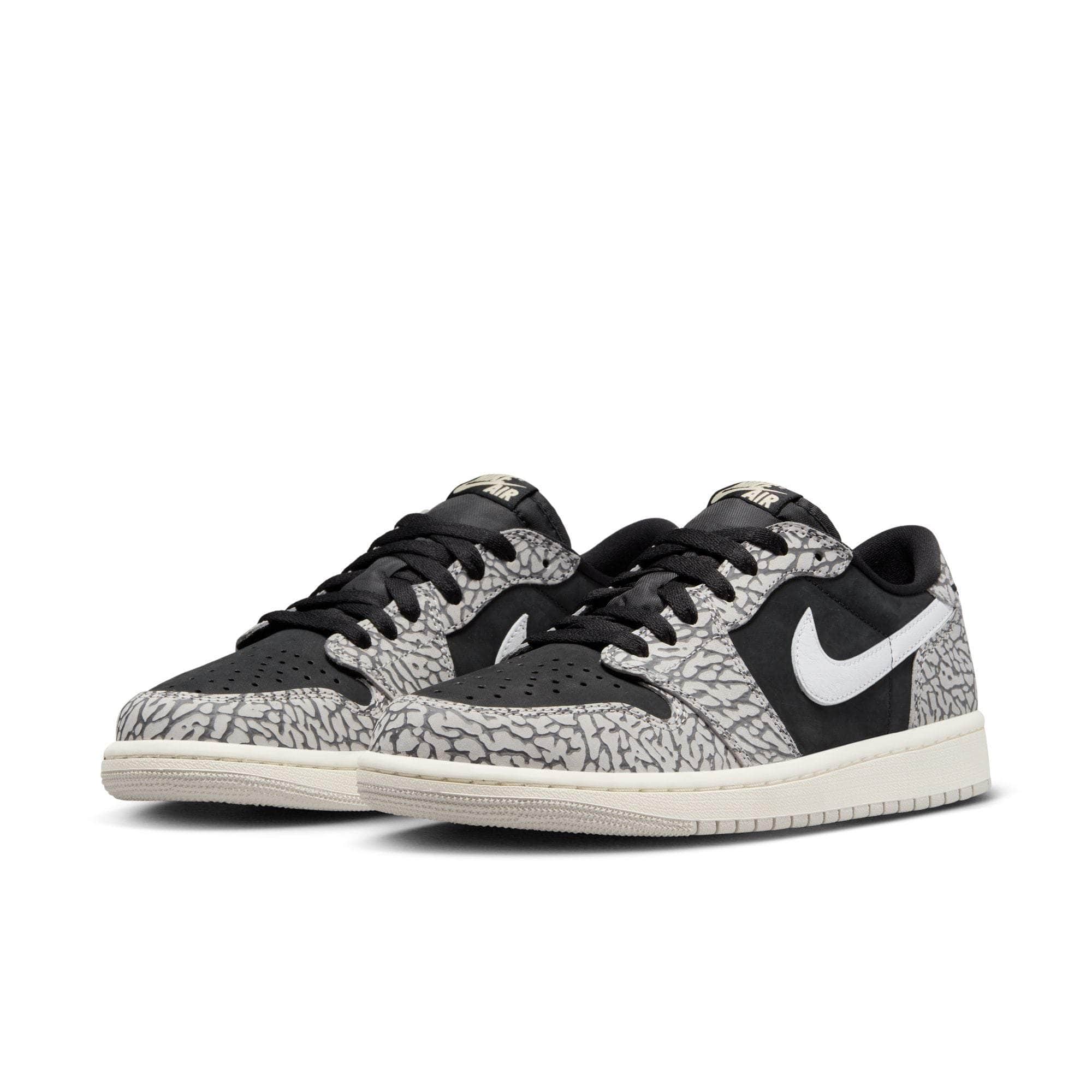 Air Jordan FOOTWEAR Air Jordan 1 Retro Low OG Black Cement - Men's