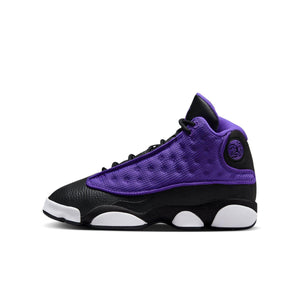 Air Jordan 13 Retro Lakers Men's Shoe - White/Black/Court Purple/University Gold - 13