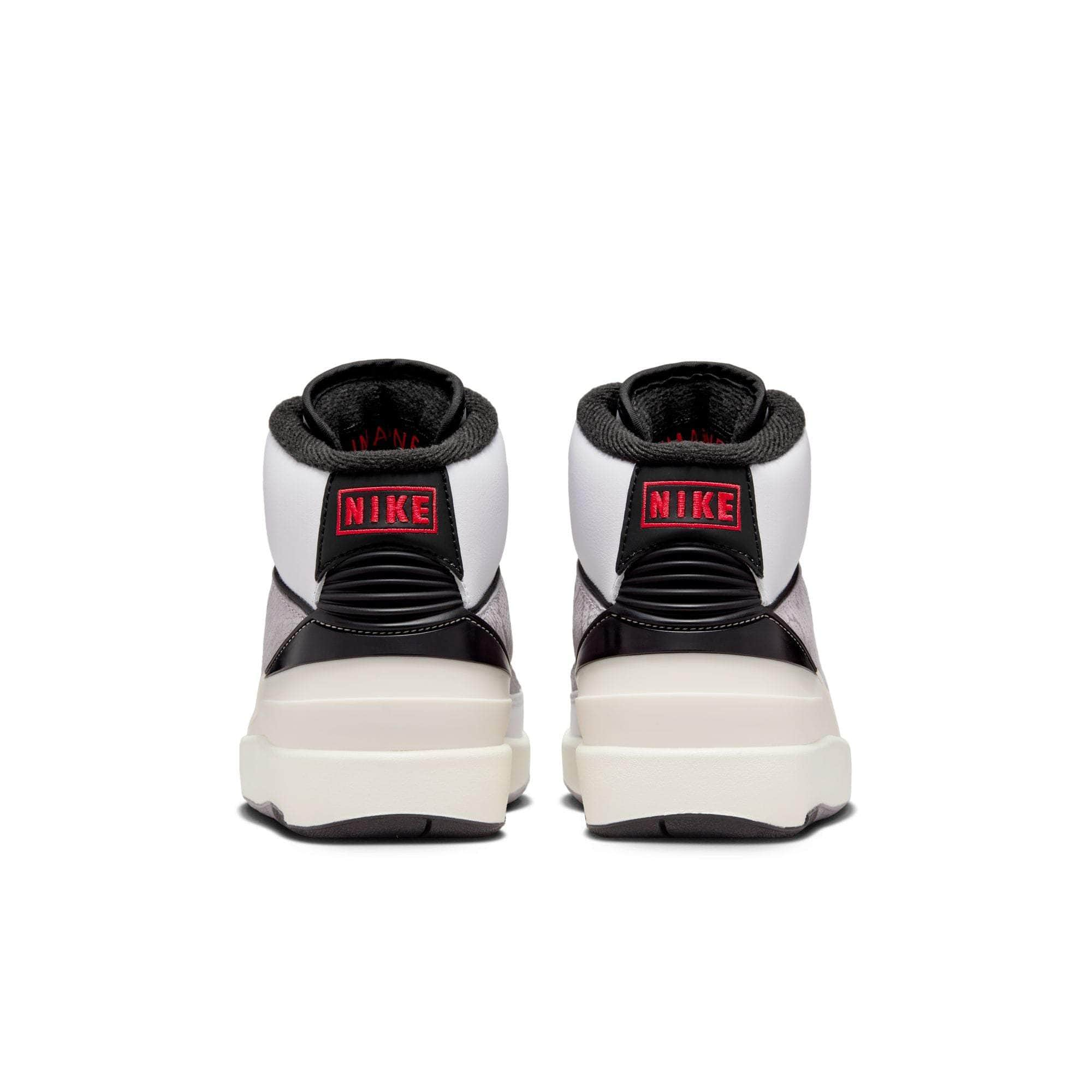 Air Jordan FOOTWEAR Air Jordan 2 Retro "White Fire Red Black Cement" - Boy's GS