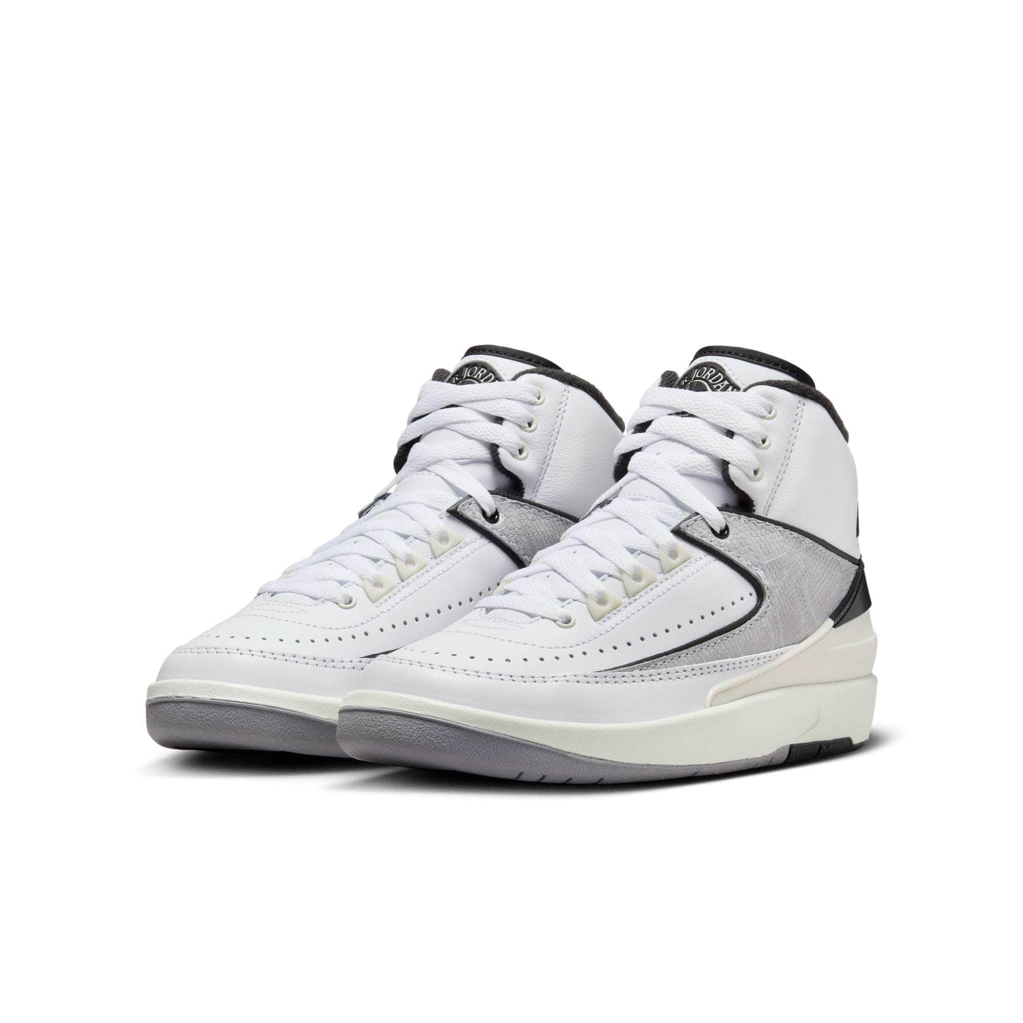 Air Jordan FOOTWEAR Air Jordan 2 Retro "White Fire Red Black Cement" - Boy's GS