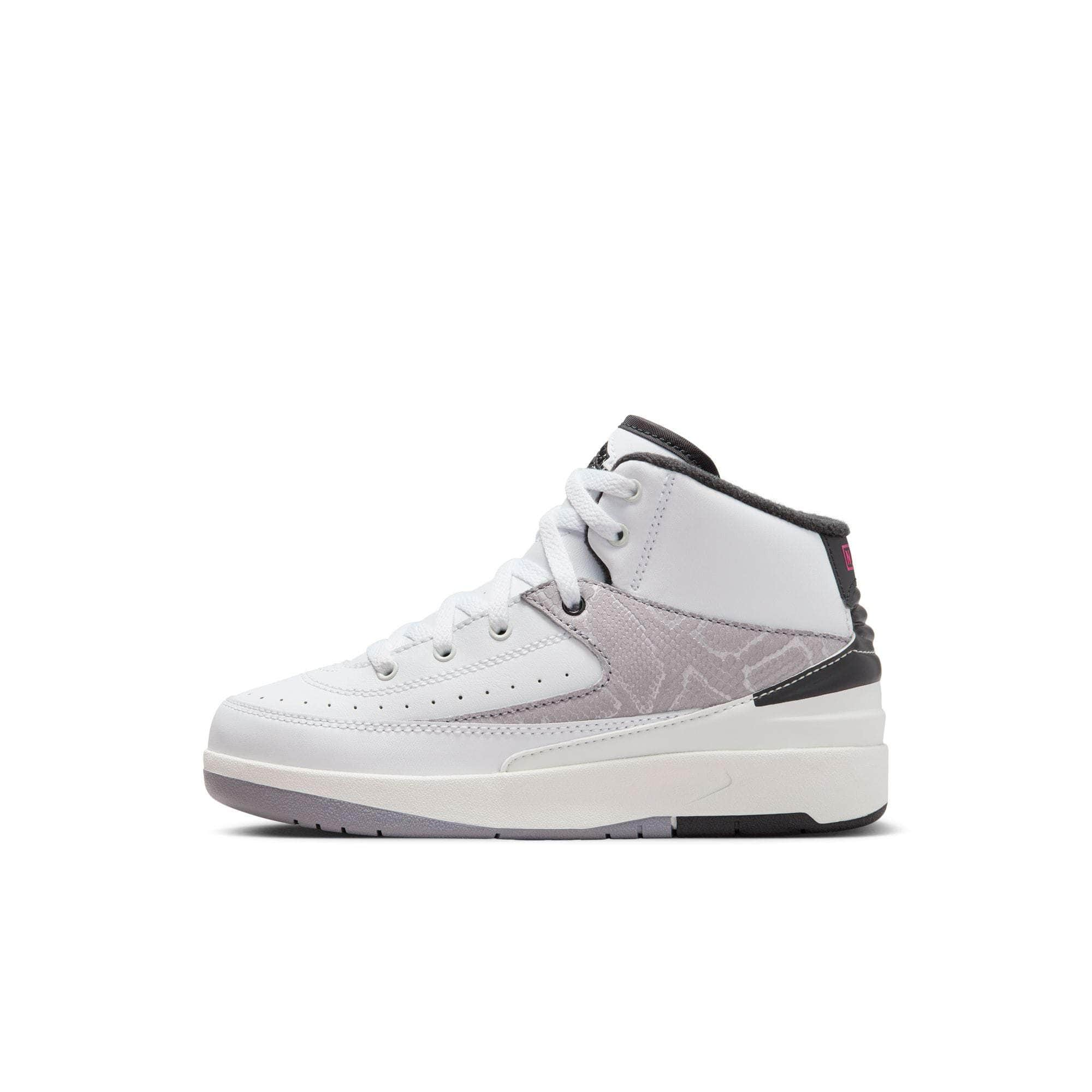 Air Jordan FOOTWEAR Air Jordan 2 Retro "White Fire Red Black Cement" - Kid's PS