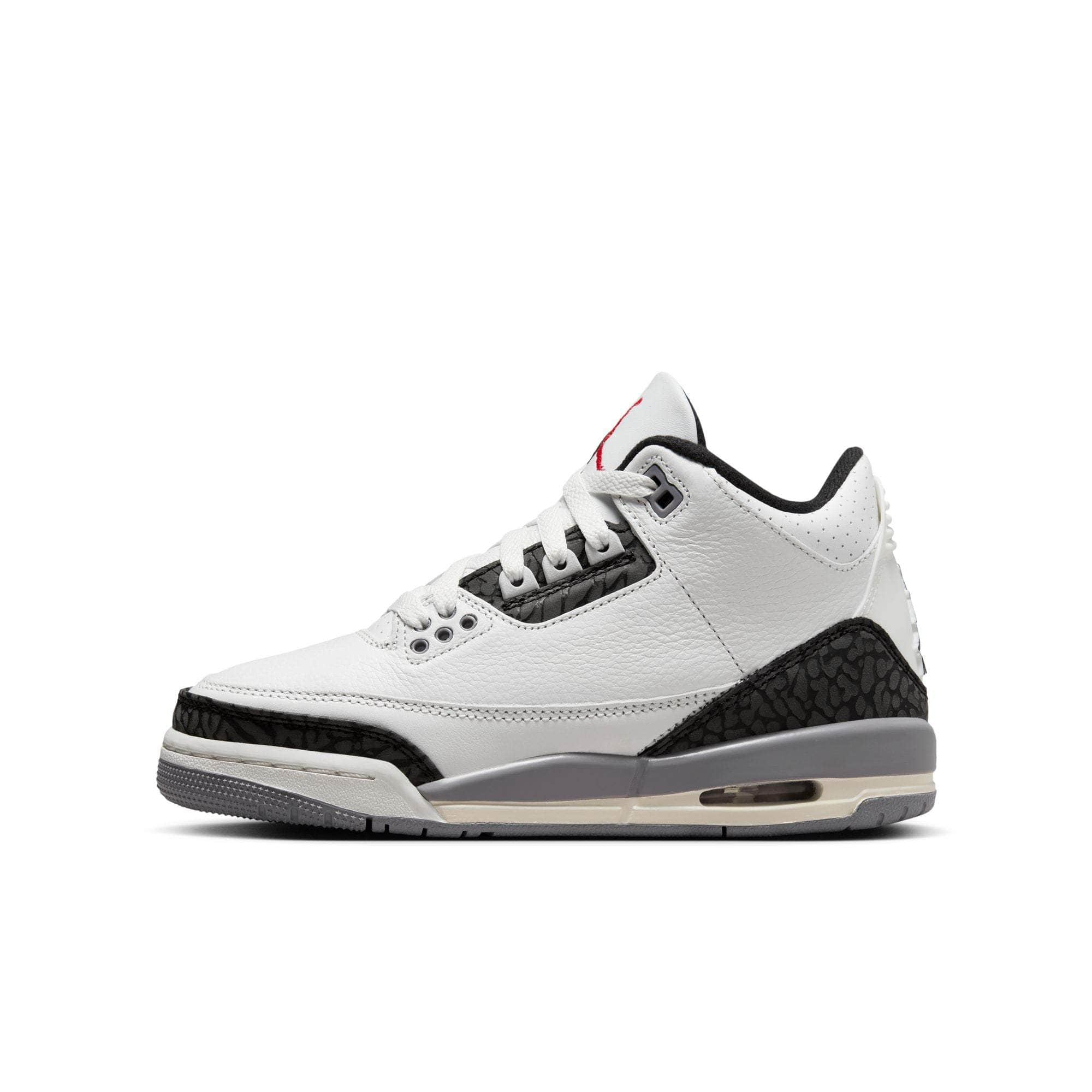 Air Jordan FOOTWEAR Air Jordan 3 Retro "Cement Grey" - Boy's GS