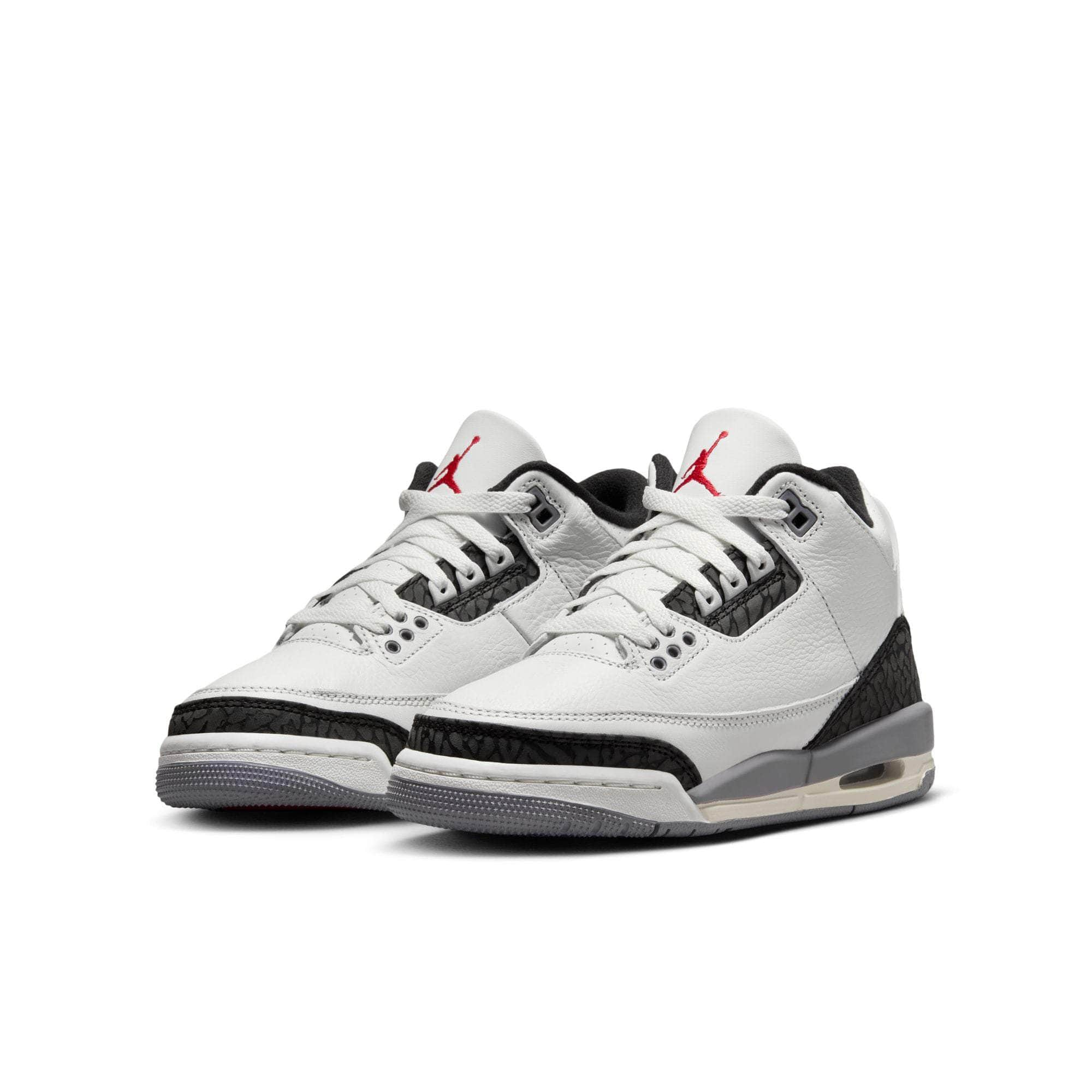 Air Jordan FOOTWEAR Air Jordan 3 Retro "Cement Grey" - Boy's GS