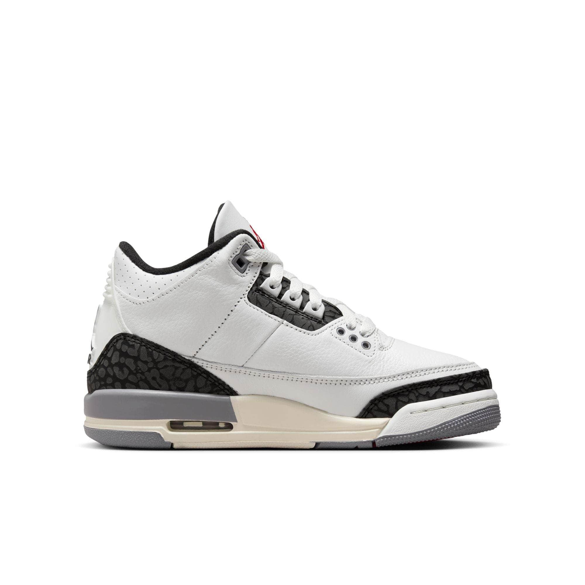 Air Jordan FOOTWEAR Air Jordan 3 Retro "Cement Grey" - Boy's GS