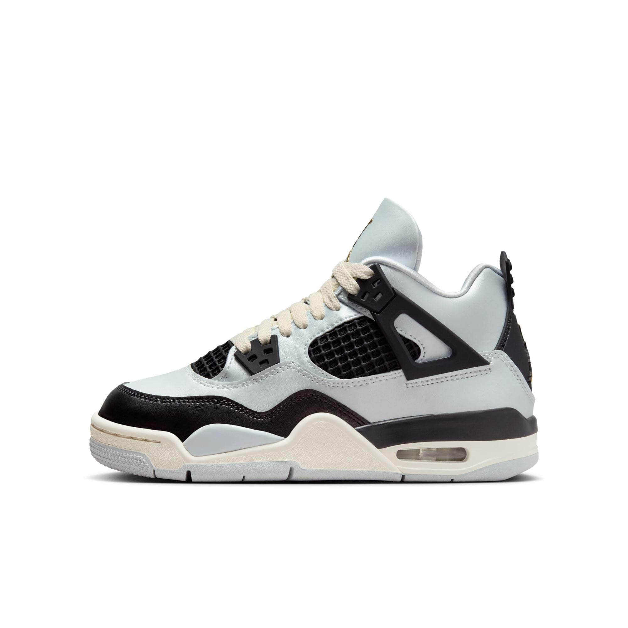 Air Jordan FOOTWEAR Air Jordan 4 Retro "Platinum Gold" - Boy's Grade School