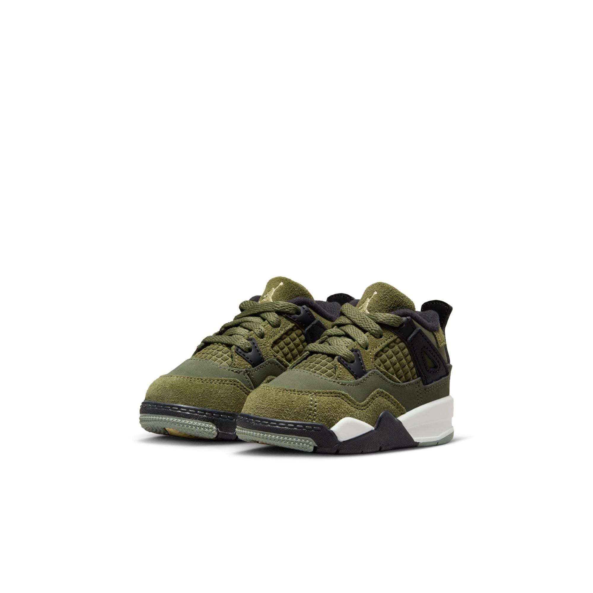 Air Jordan FOOTWEAR Air Jordan 4 Retro SE Craft "Medium Olive" - Baby/Toddler