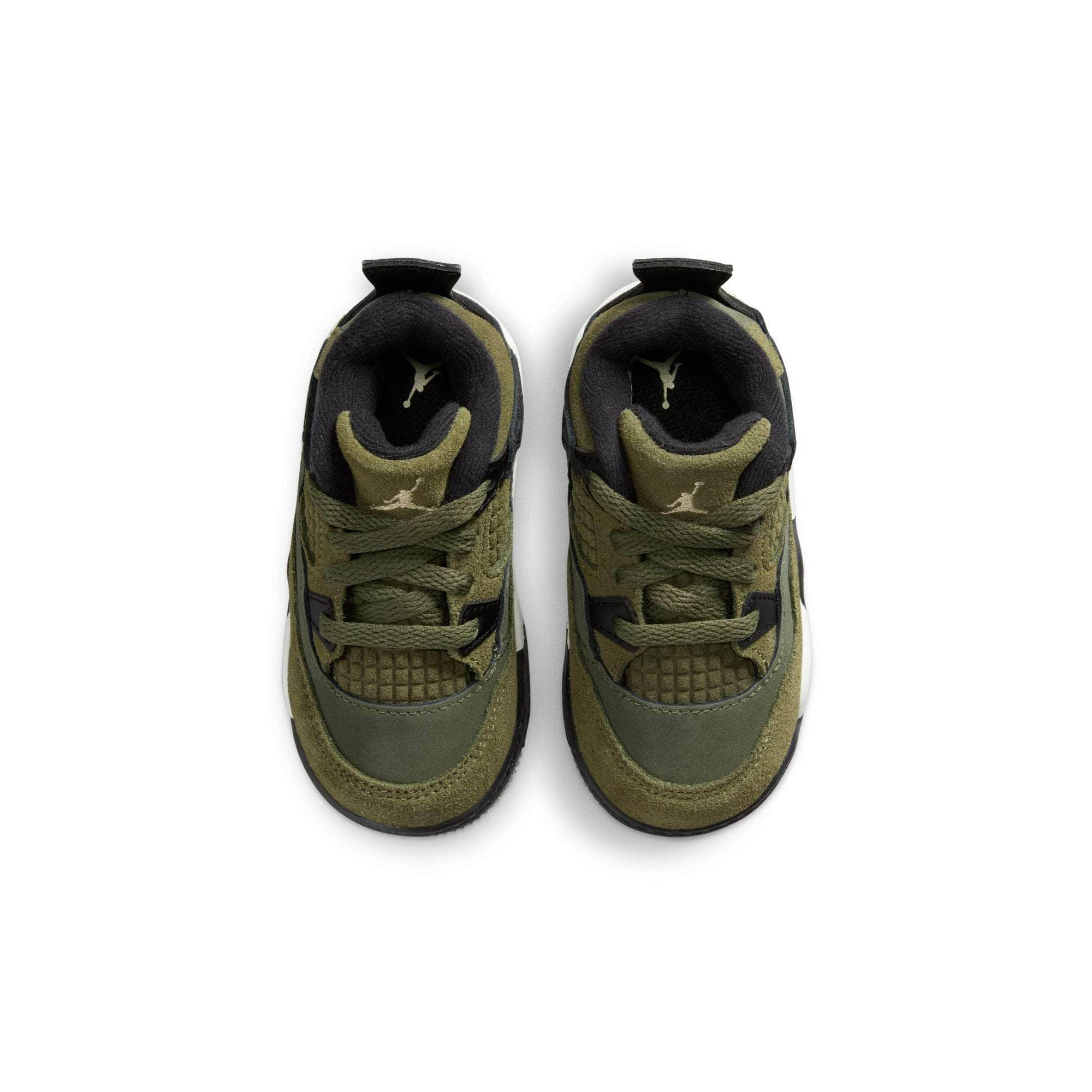 Air Jordan FOOTWEAR Air Jordan 4 Retro SE Craft "Medium Olive" - Baby/Toddler