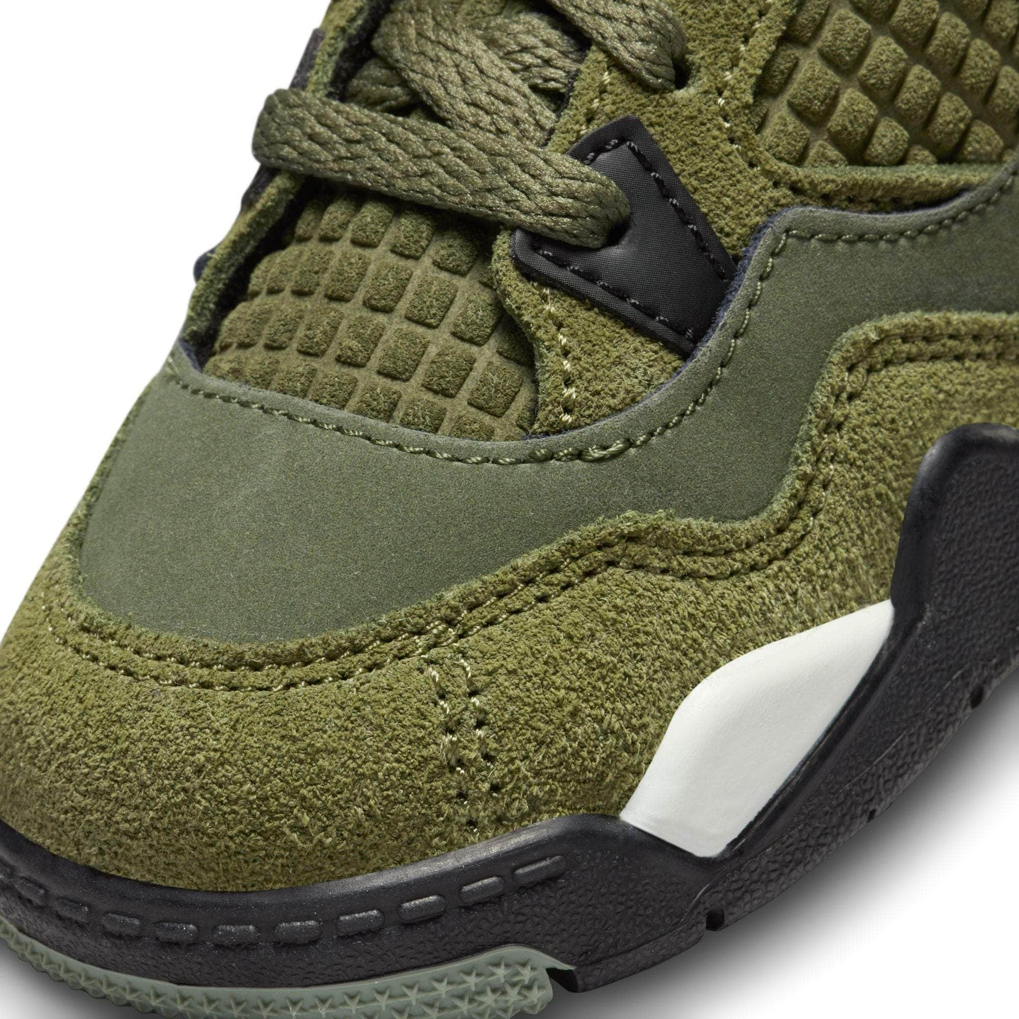 Air Jordan FOOTWEAR Air Jordan 4 Retro SE Craft "Medium Olive" - Baby/Toddler