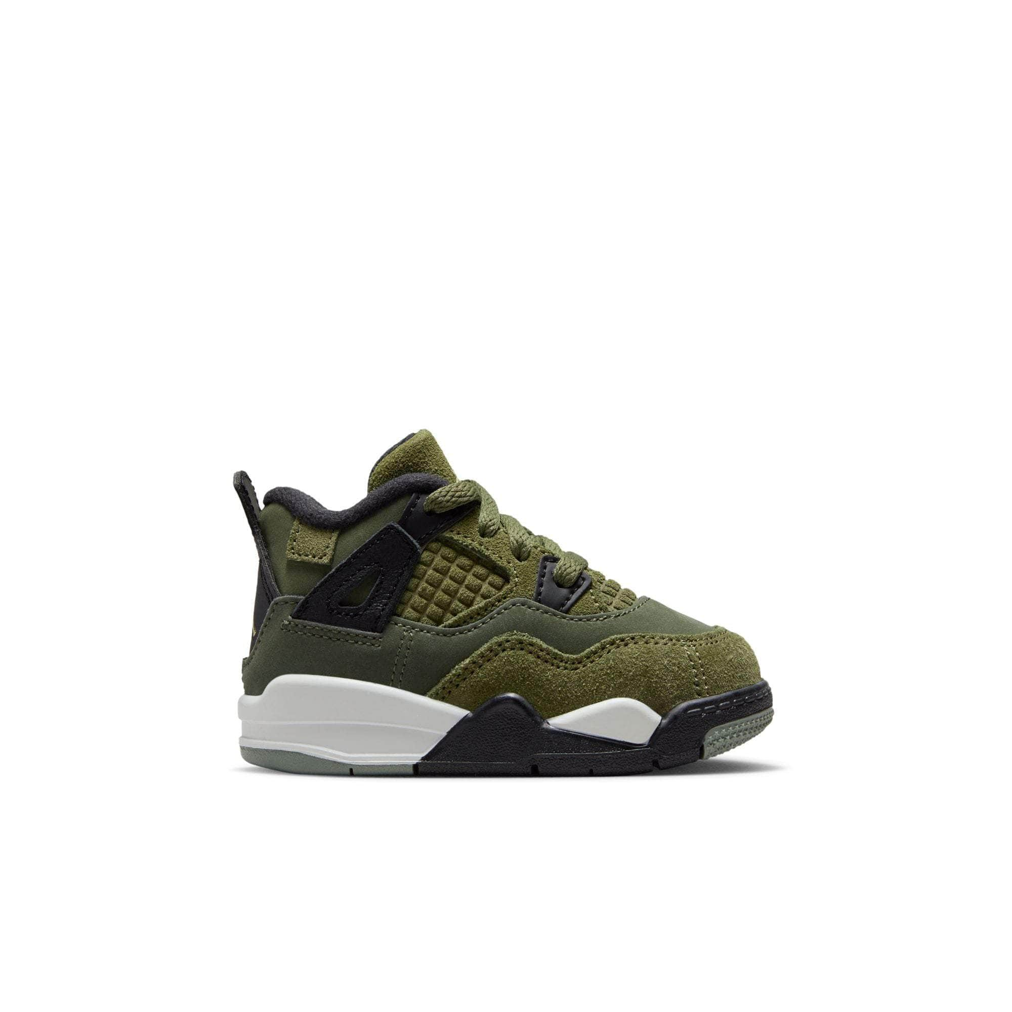 Air Jordan FOOTWEAR Air Jordan 4 Retro SE Craft "Medium Olive" - Baby/Toddler