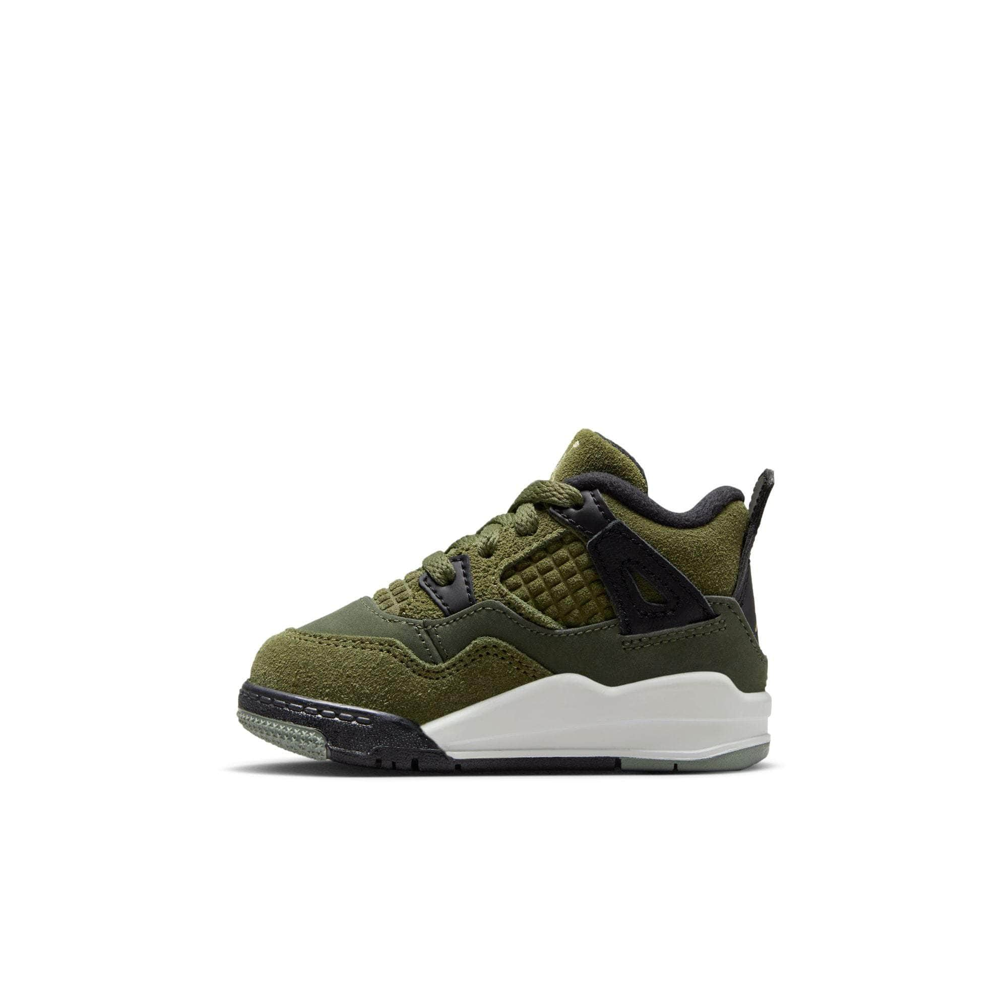 Air Jordan FOOTWEAR Air Jordan 4 Retro SE Craft "Medium Olive" - Baby/Toddler