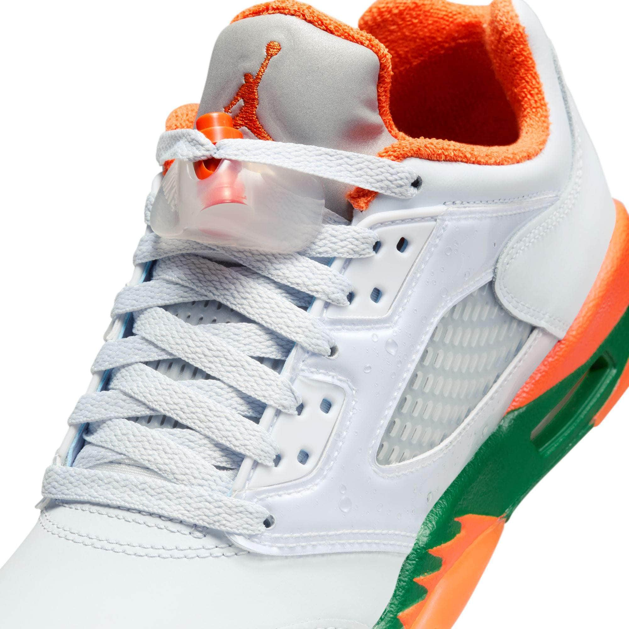 Air Jordan Footwear Air Jordan 5 Retro Low "Miami Hurricanes" - Boy's GS