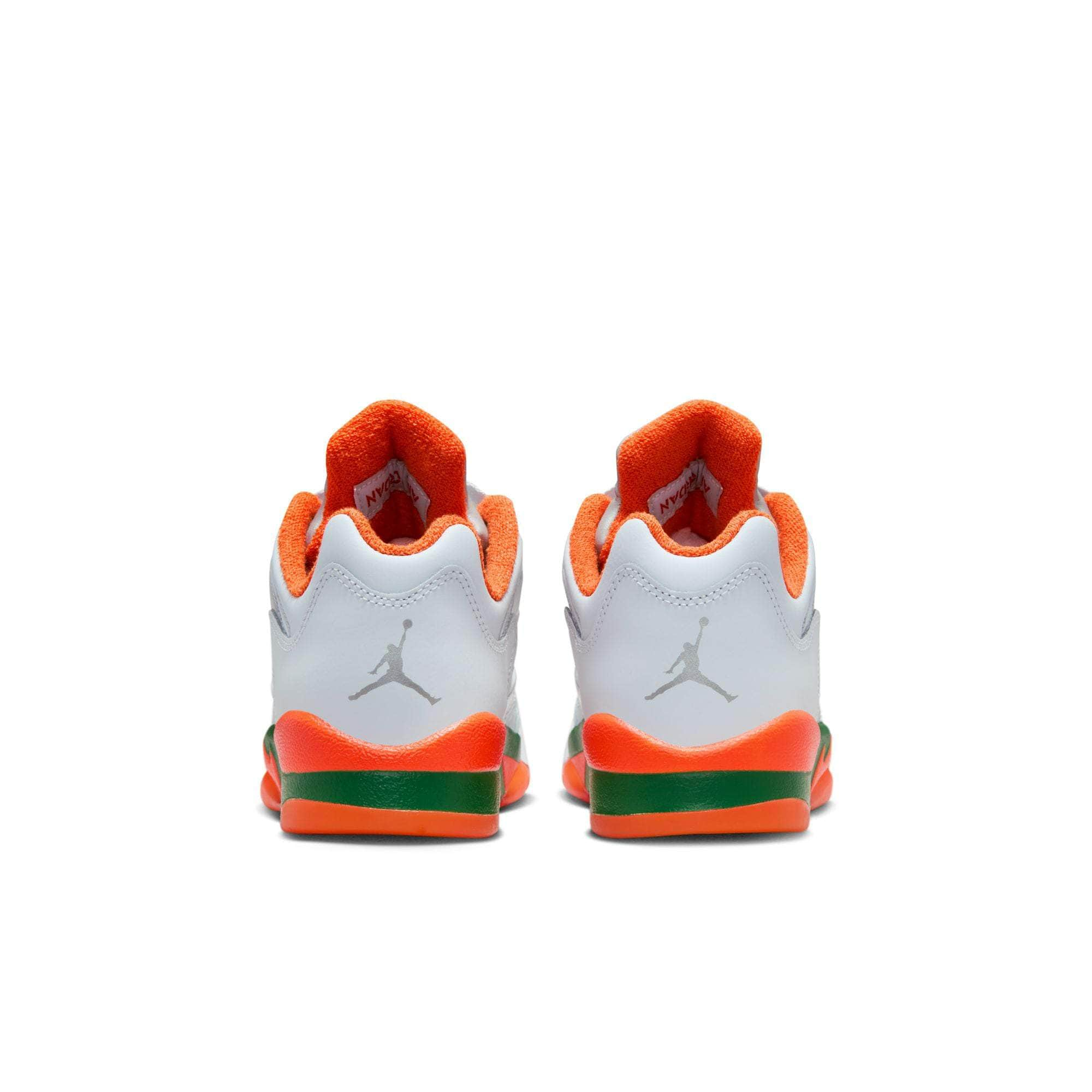 Air Jordan Footwear Air Jordan 5 Retro Low "Miami Hurricanes" - Boy's GS