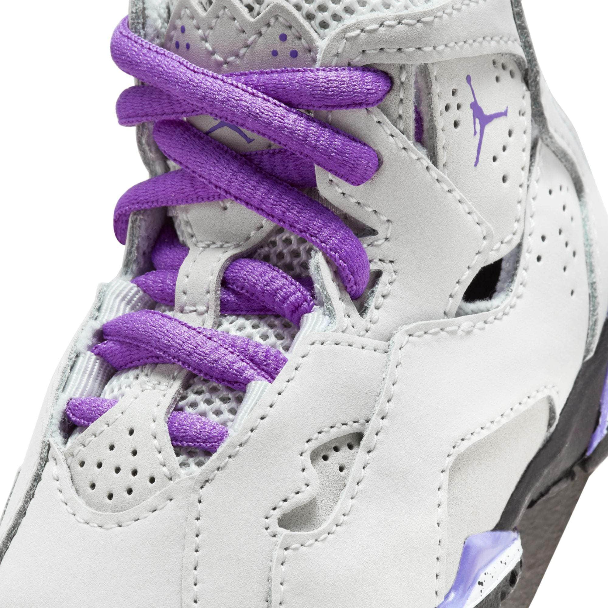 Purple and sales white toddler jordans