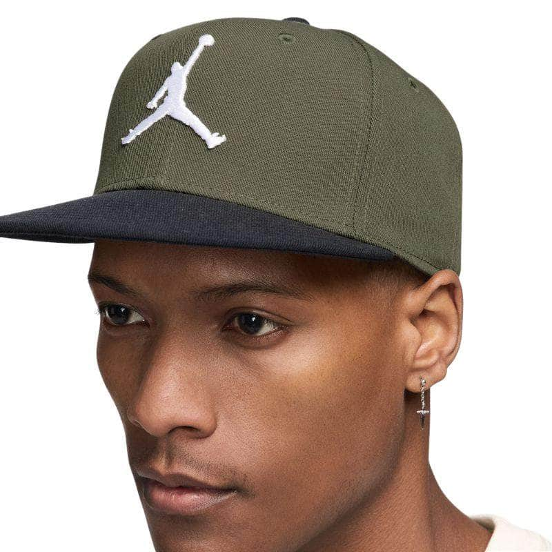 Air Jordan Hats M/L / Medium Olive/white Air Jordan Jumpman Pro Adjustable Cap FV5296-222