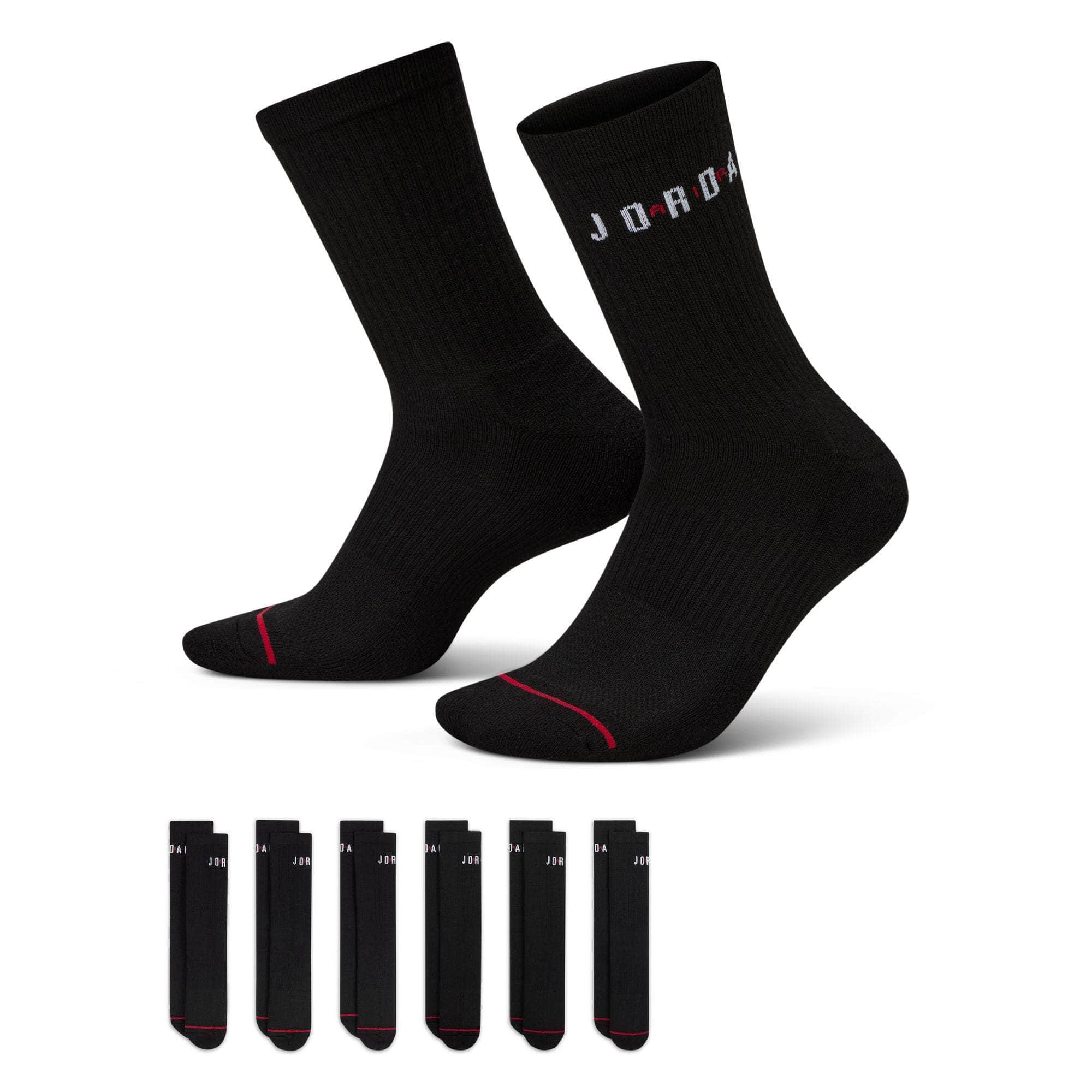 Air Jordan socks Air Jordan Everyday Crew Socks (6 Pairs)