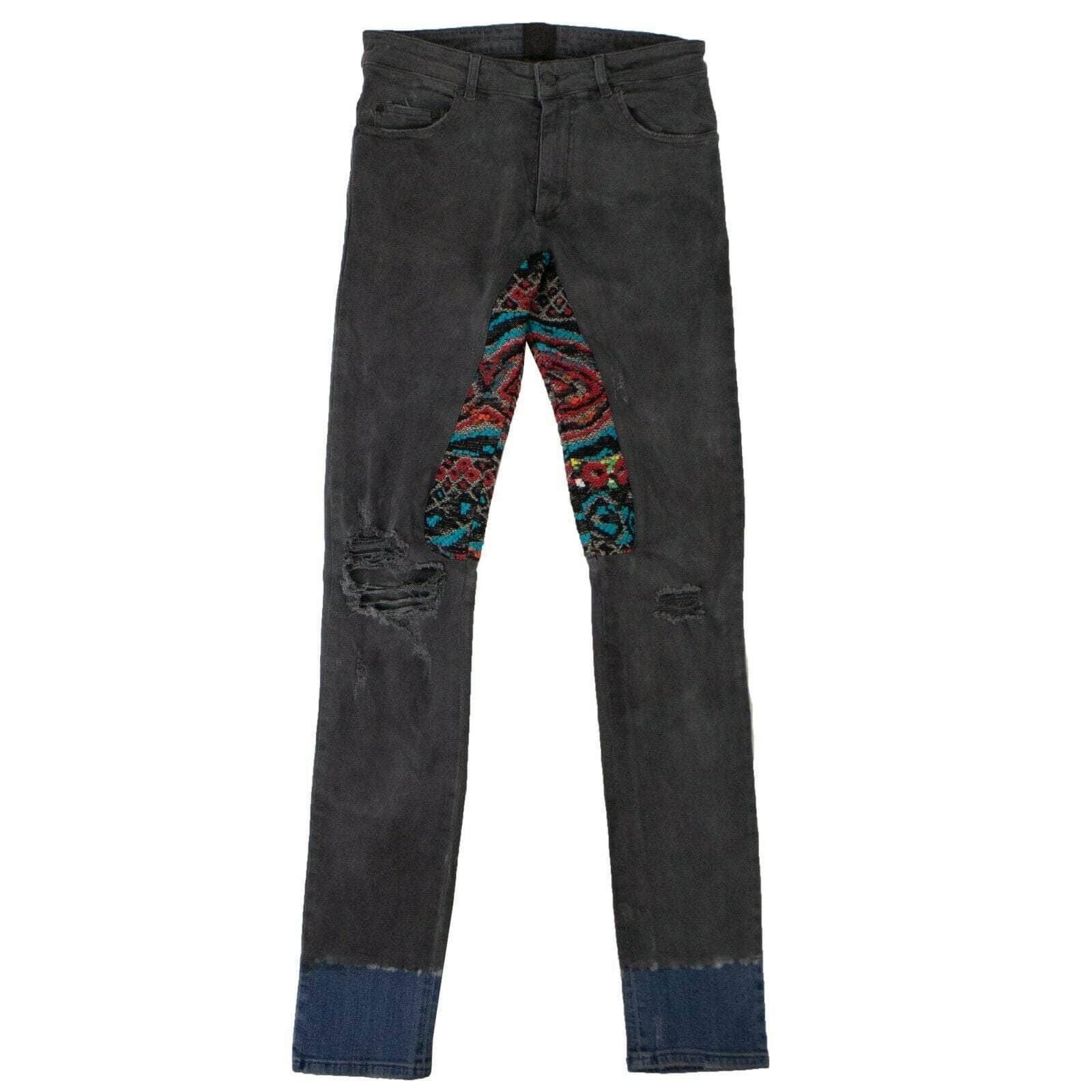Alchemist 250-500, 500-750, alchemist, chicmi, couponcollection, gender-mens, main-clothing, mens-jeans, mens-shoes, mens-skinny-jeans, size-30, size-31, size-32, size-33, size-34 Dino Jacquard And Dip Dyed Jeans - Gray