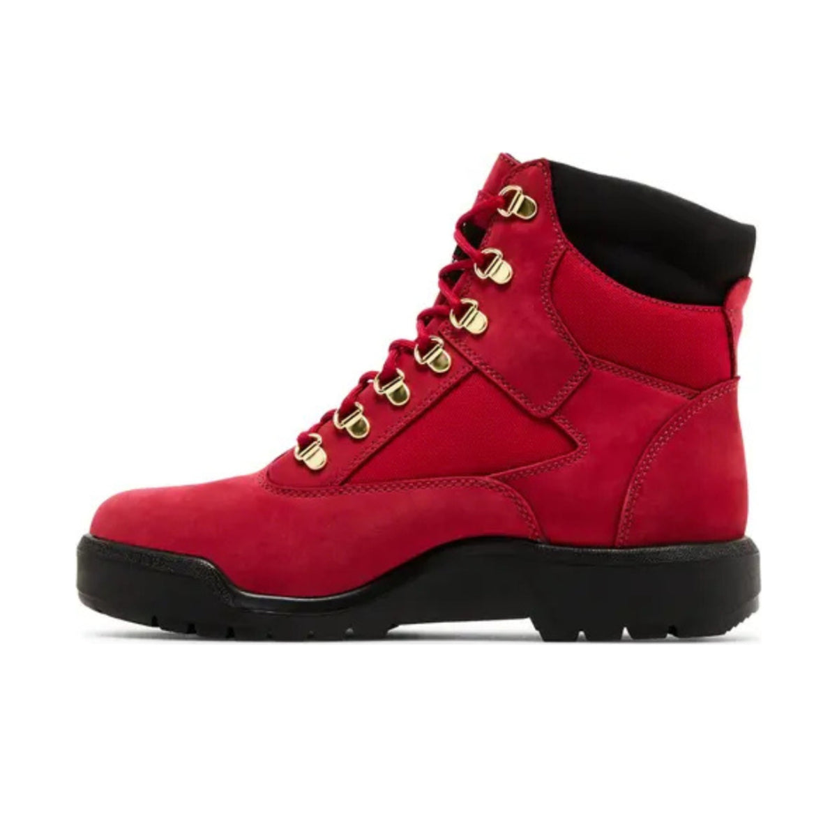 Timberland 6-Inch Field Boot Dark Red Nubuck - Men's