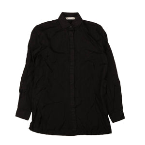 Alyx 500-750, alyx, channelenable-all, chicmi, couponcollection, gender-womens, main-clothing, size-42, womens-blouses 42 Black Crosshatch Logo Long Sleeve Button Down Shirt 95-ALX-1021/42 95-ALX-1021/42