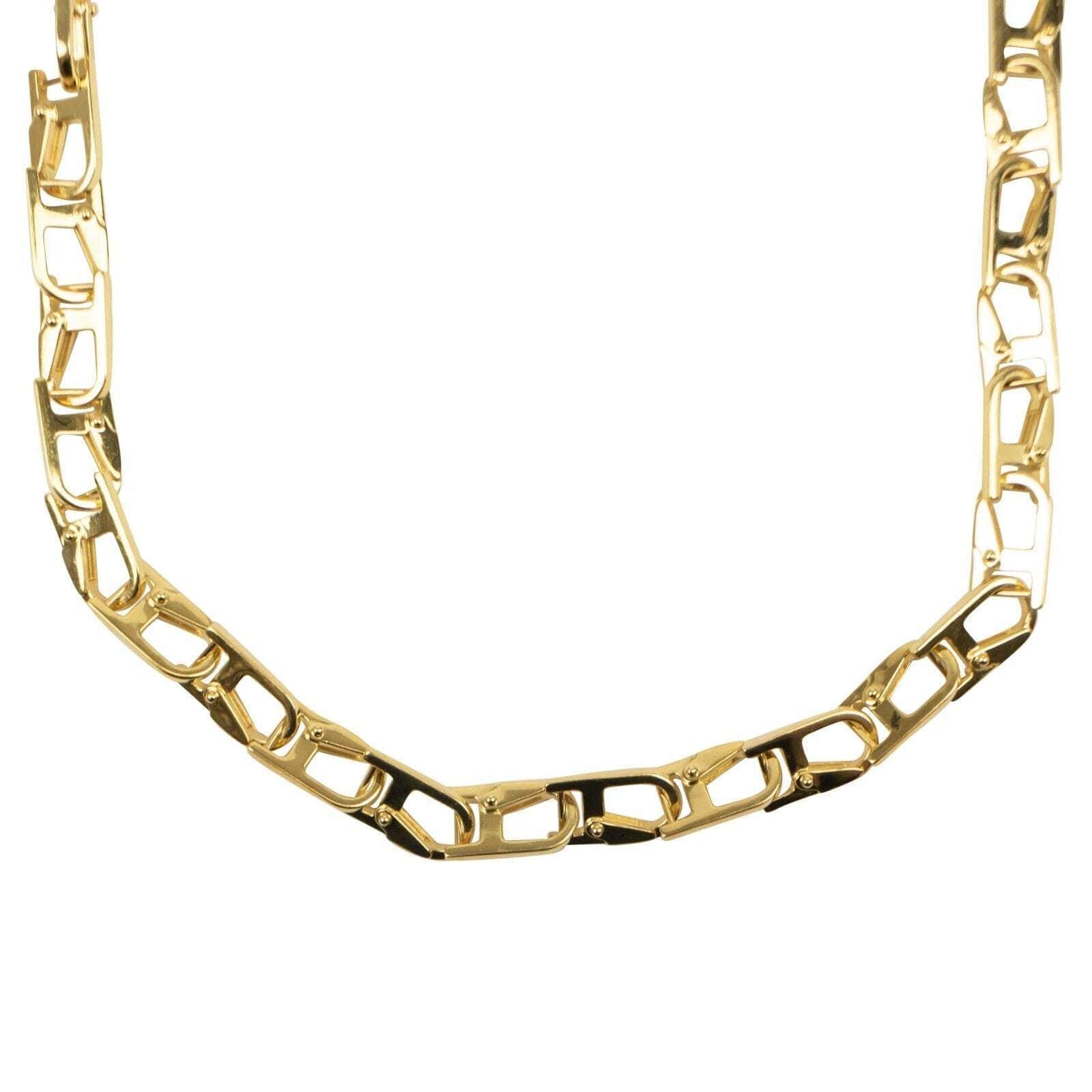Ambush 1000-2000, ambush, channelenable-all, chicmi, couponcollection, gender-mens, main-accessories, mens-necklaces, mens-shoes, size-os OS Gold Metal Sling Snap Necklace 95-AMB-3011/OS 95-AMB-3011/OS