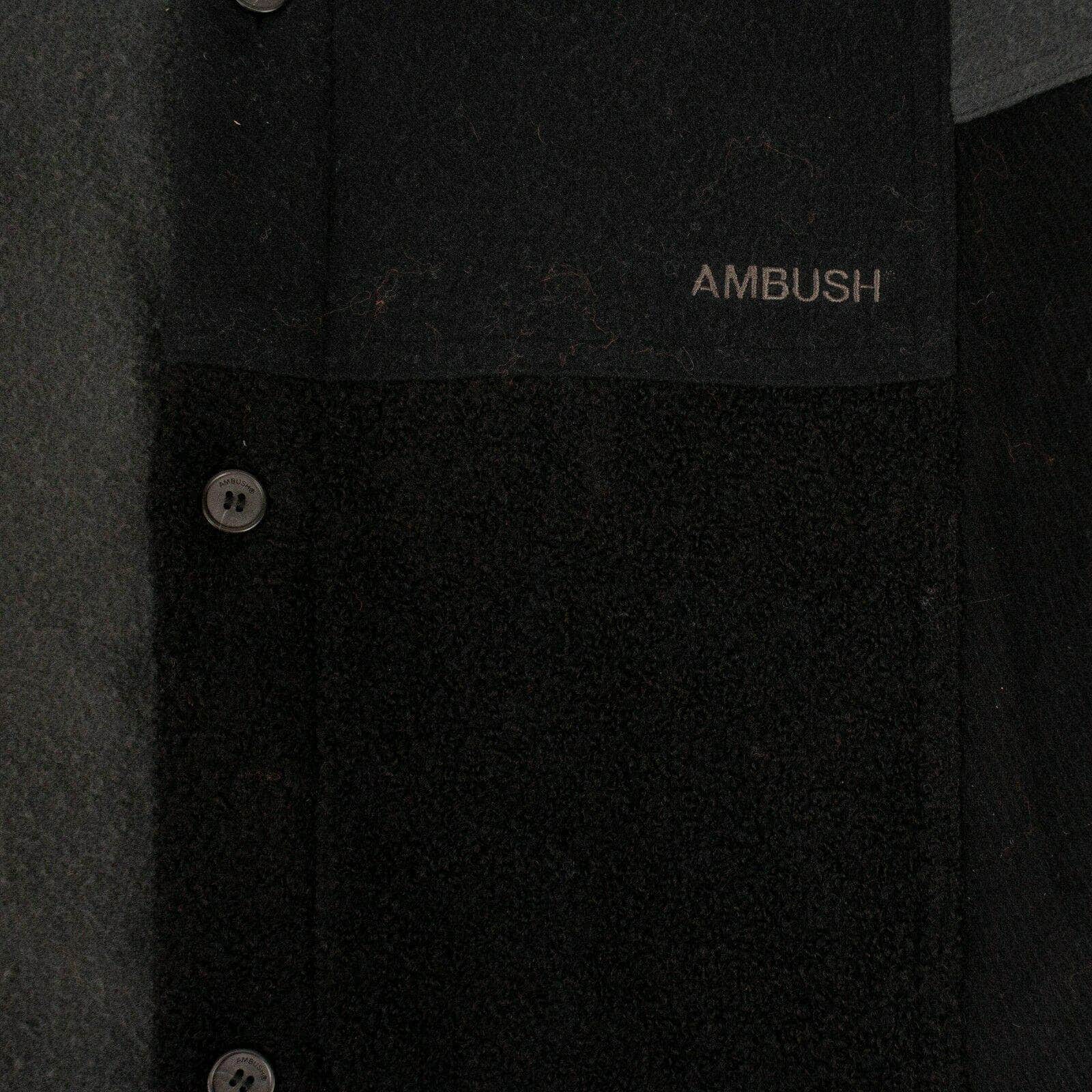 Ambush 750-1000, ambush, channelenable-all, chicmi, couponcollection, gender-mens, main-clothing, mens-shoes, MixedApparel, size-3, SPO 3 / 95-AMB-1004/3 Black And Gray Patchwork Jacket 95-AMB-1004/3 95-AMB-1004/3