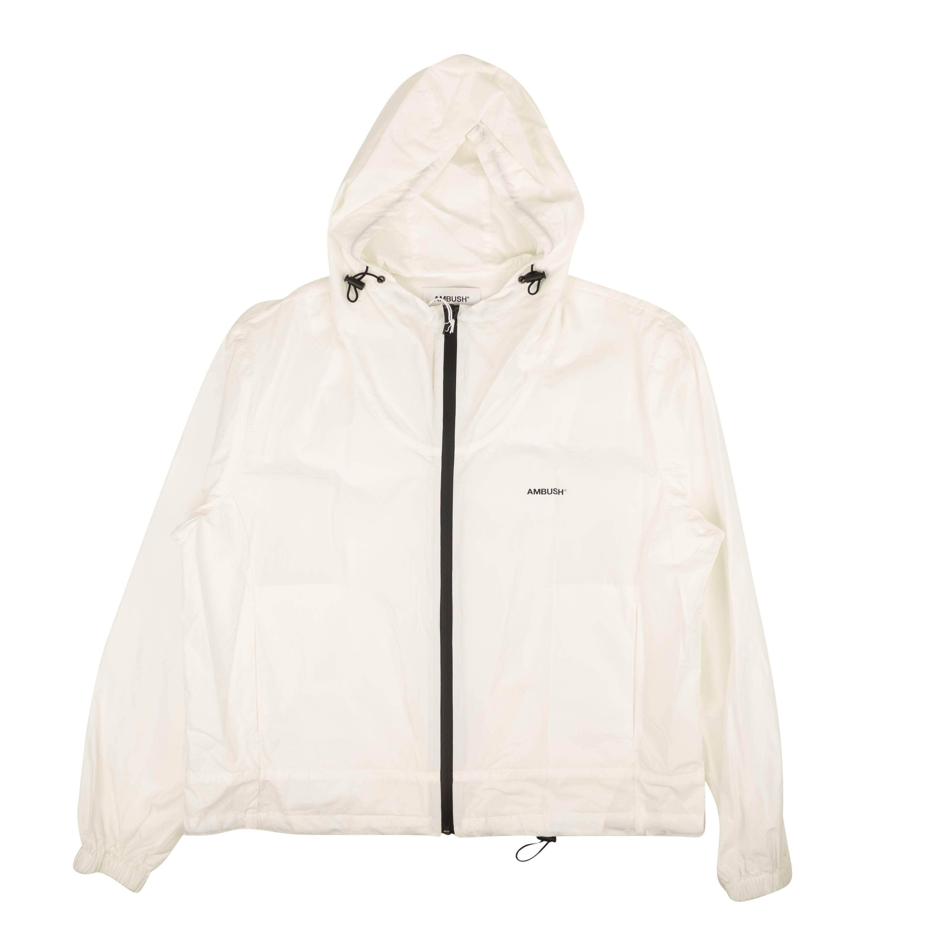 Ambush 95-AMB-1017/L NWT AMBUSH White Logo Hooded Zip Up Hoodie Jacket Size L $569 95-AMB-1017/L