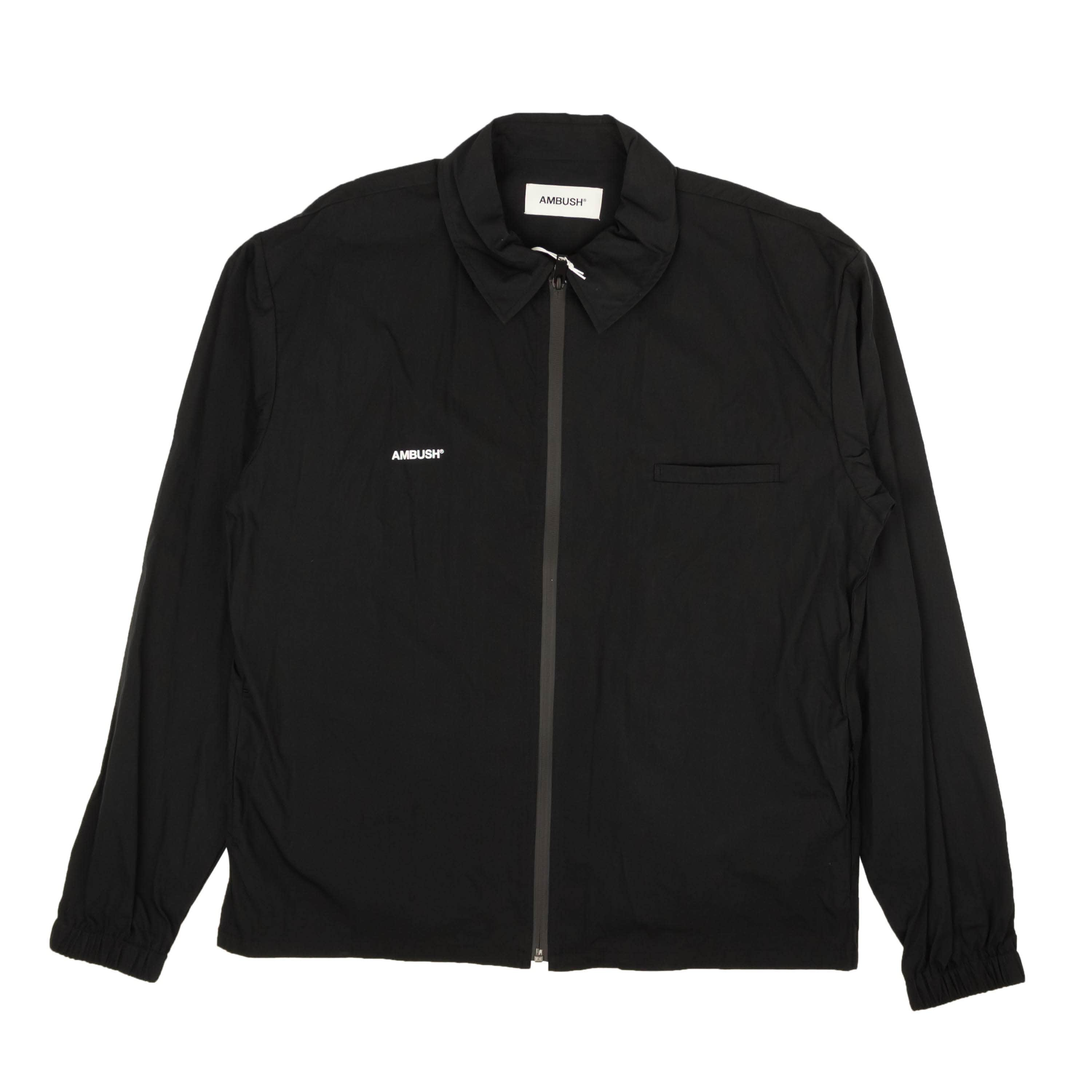 Ambush 95-AMB-1036/S NWT AMBUSH Black Zip Pocket Shirt Jacket Size S $635 95-AMB-1036/S