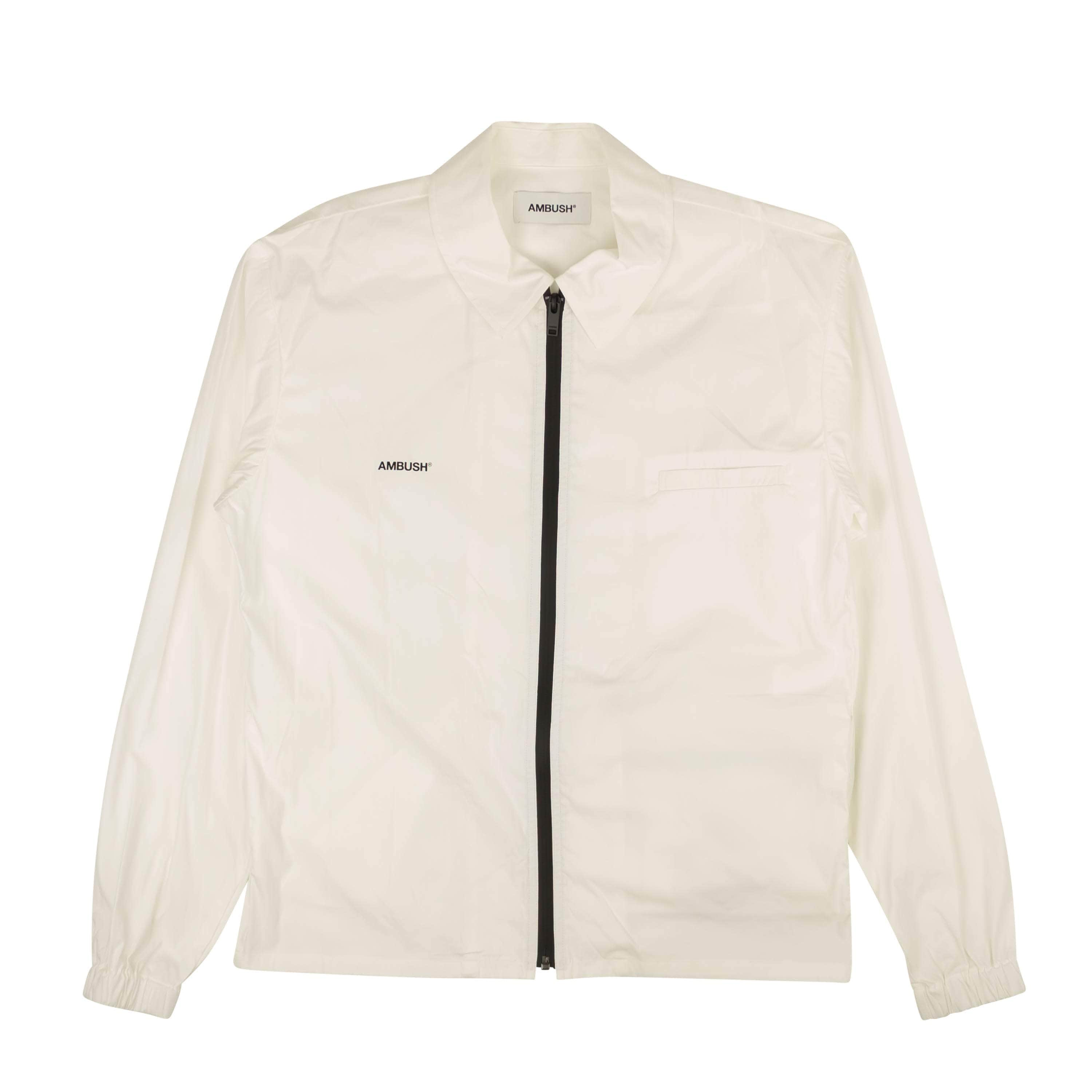 Ambush 95-AMB-1037/M NWT AMBUSH White Zip Pocket Shirt Jacket Size M $635 95-AMB-1037/M