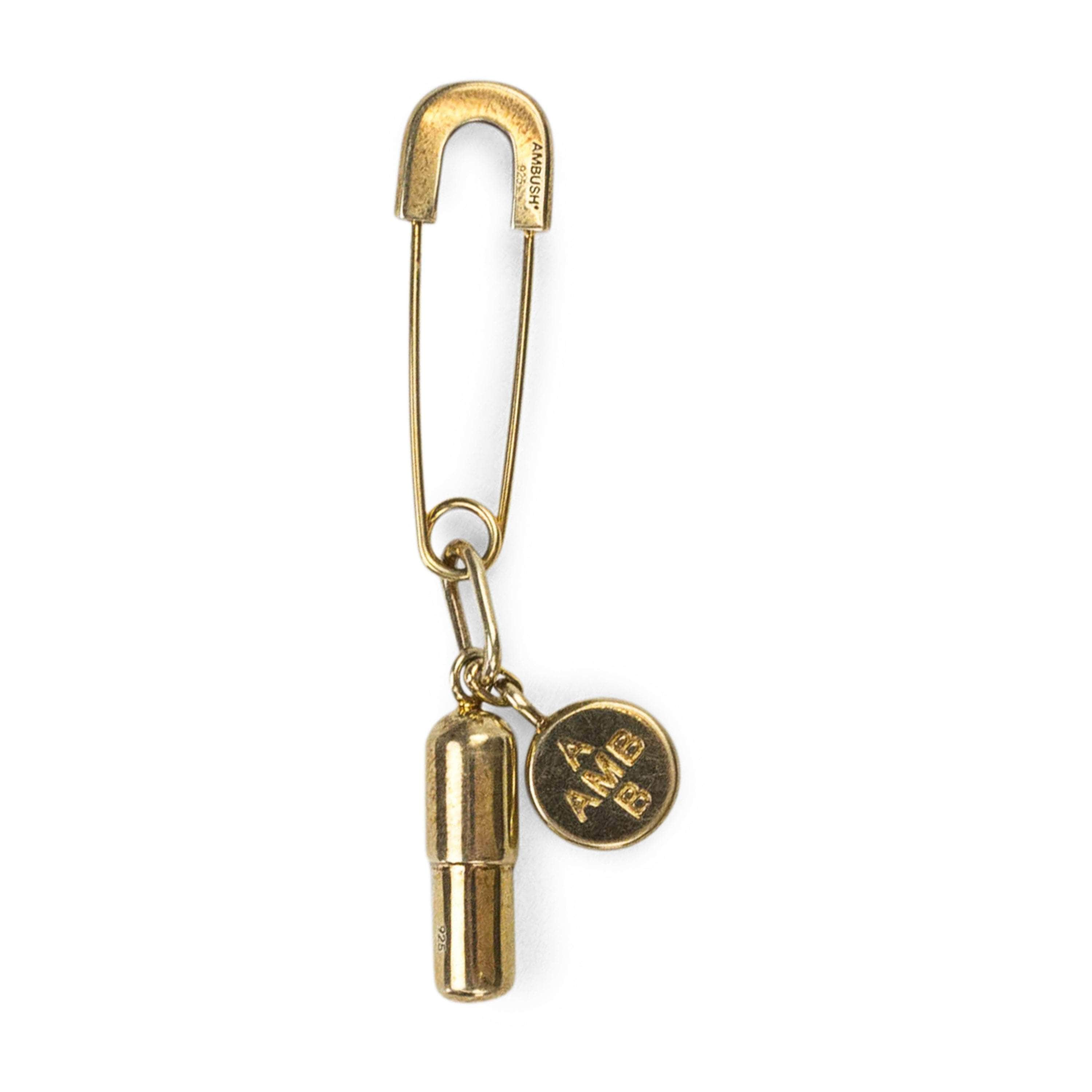 Ambush 95-AMB-3050/OS NWT Ambush Gold Pill Charm Earring Size OS $420 95-AMB-3050/OS