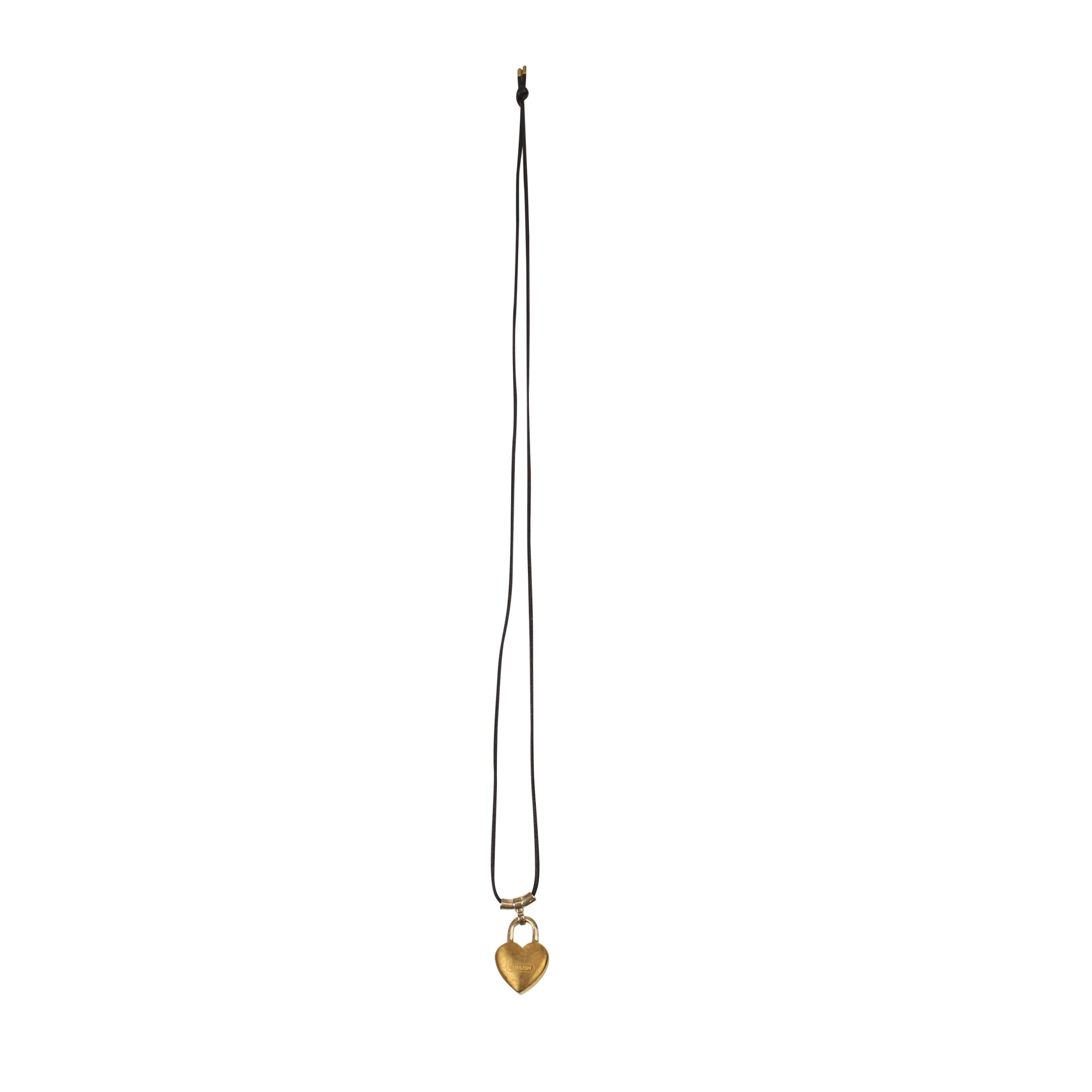 Ambush 95-AMB-3054/OS NWT Ambush Gold S Heart Padlock Necklace Size OS $525 95-AMB-3054/OS