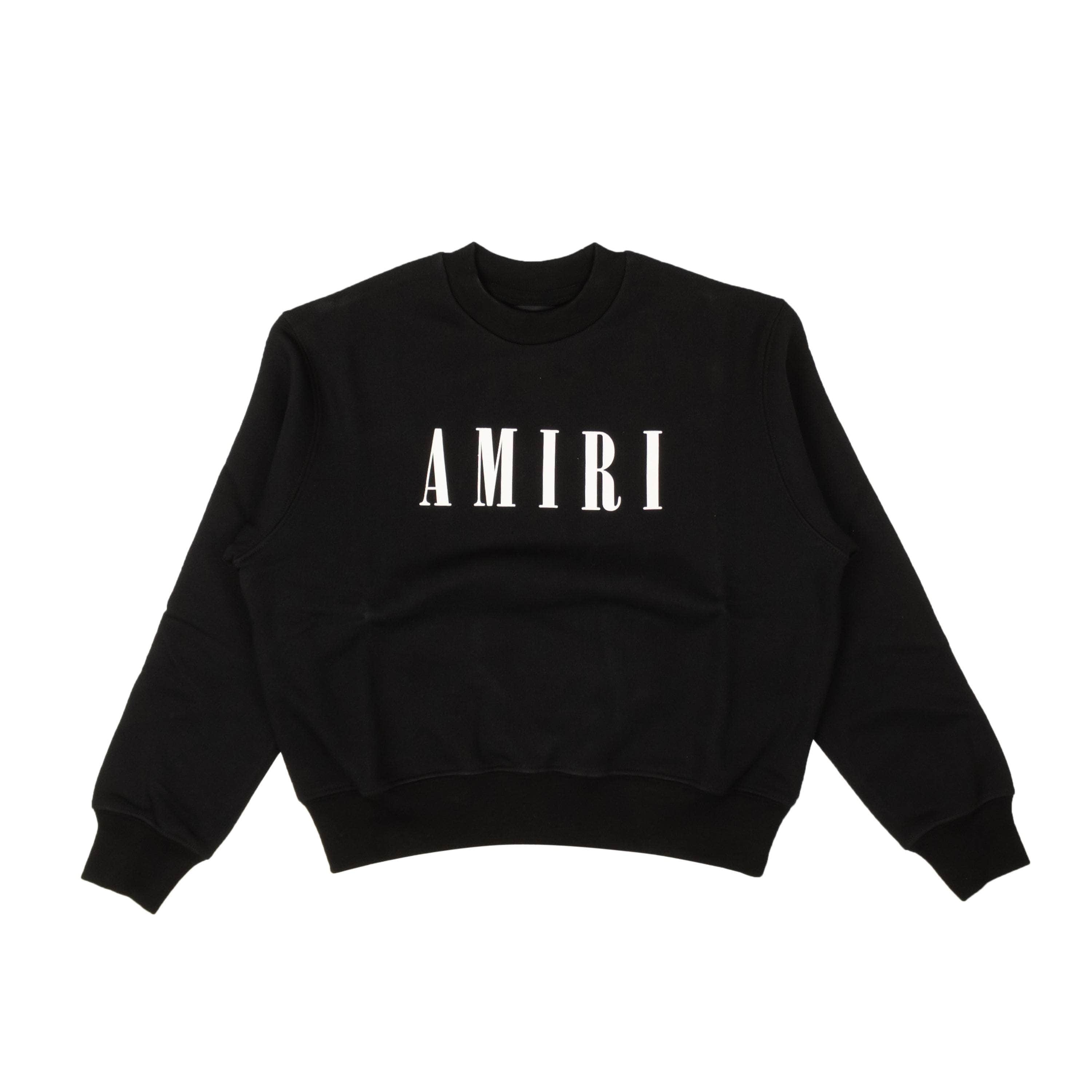 Amiri 250-500, amiri, boys-hoodies-sweatshirts, channelenable-all, chicmi, couponcollection, gender-womens, main-clothing, size-10, size-12, size-6, size-8 6 / 95-AMR-1516/6 Boy's Logo Crewneck 95-AMR-1516/6 95-AMR-1516/6