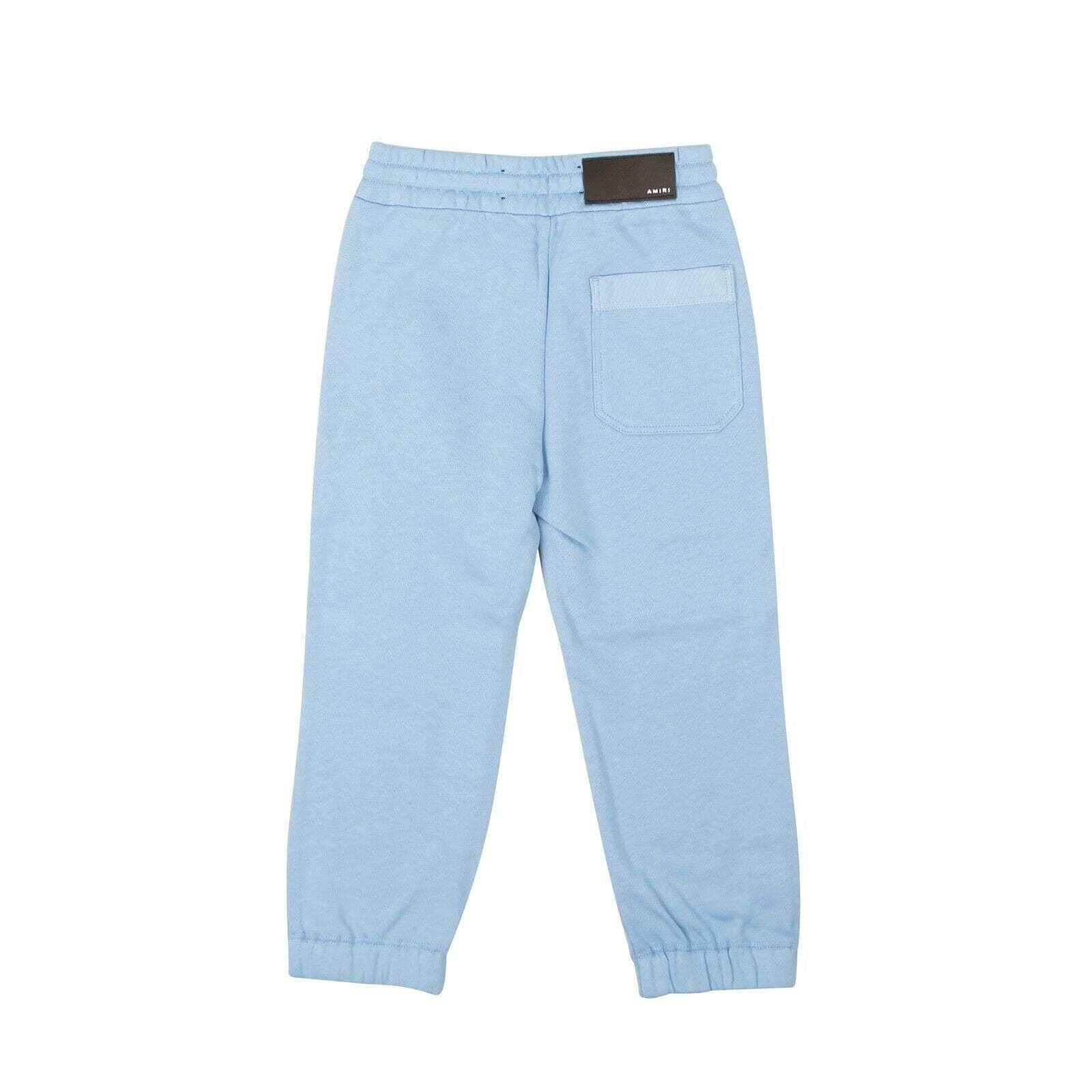 Amiri 250-500, amiri, boys-sweatpants-joggers, channelenable-all, chicmi, couponcollection, gender-womens, main-clothing, size-10, size-4, size-6, SPO Boy's Baby Blue Logo Classic Jogger Sweatpants