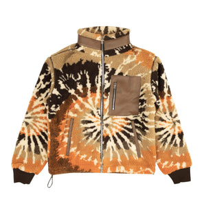 Amiri 750-1000, amc1, amiri, channelenable-all, chicmi, couponcollection, gender-mens, main-clothing, mens-shoes, mens-track-jackets, MixedApparel, size-m, size-xl, SPO Orange And Black Tie Dye Polar Track Jacket