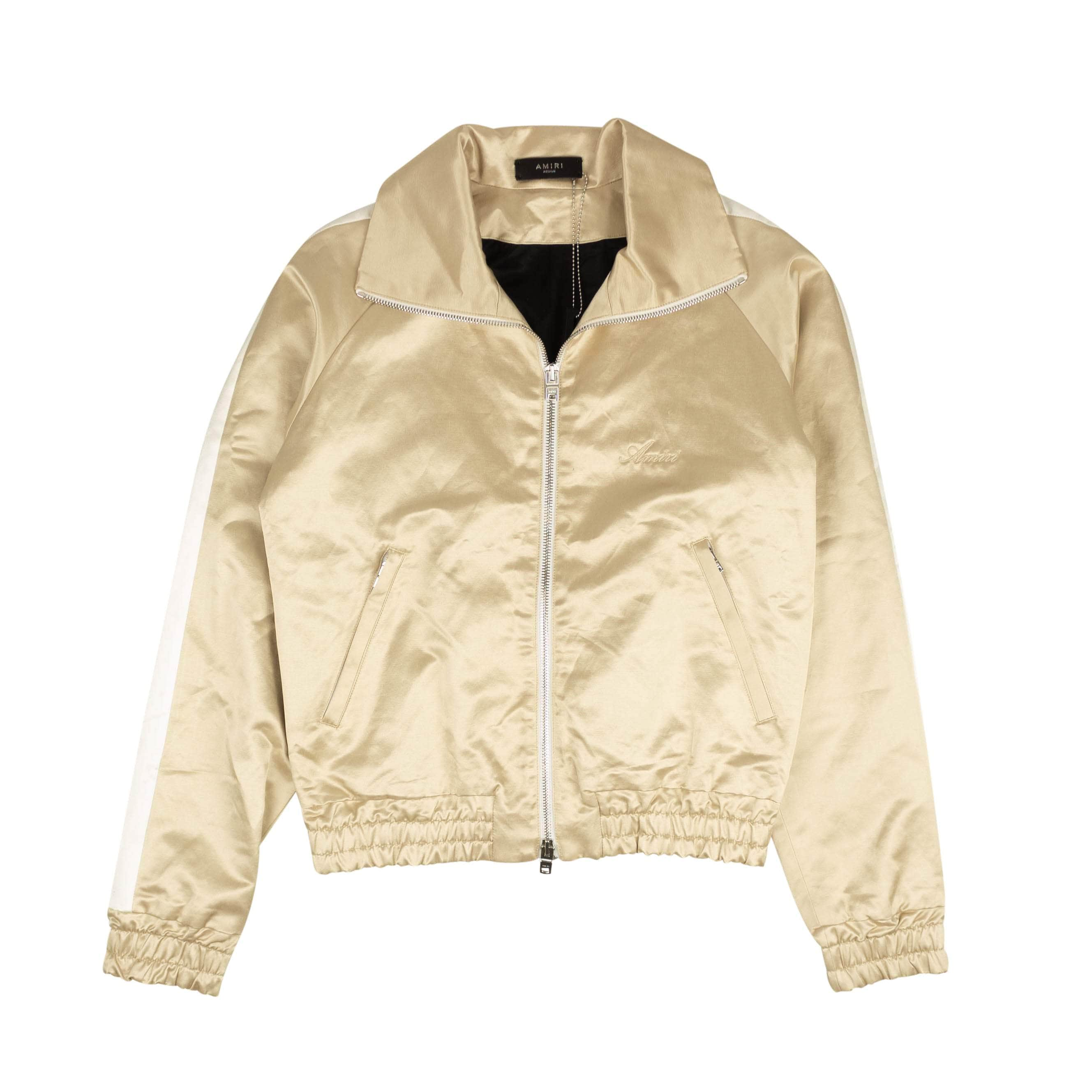 Amiri 95-AMR-1147/L NWT AMIRI Champagne Zip Track Jacket Size L $1490 95-AMR-1147/L