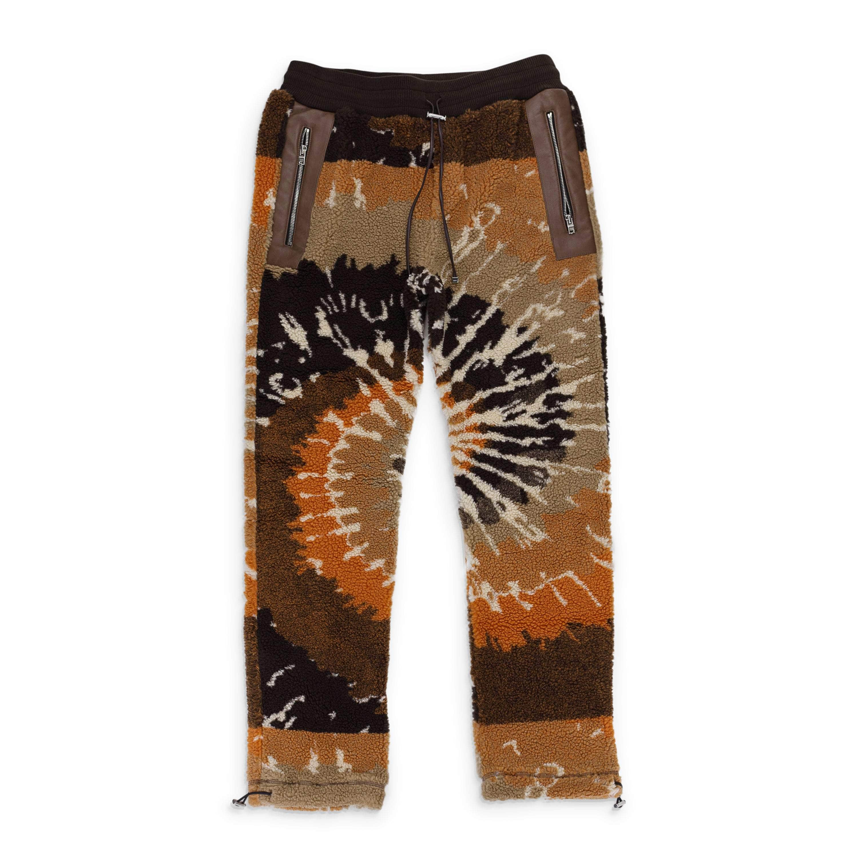 Amiri 95-AMR-1185/S NWT AMIRI Orange & Black Tie Dye Polar Track Pants Size S $1190 95-AMR-1185/S